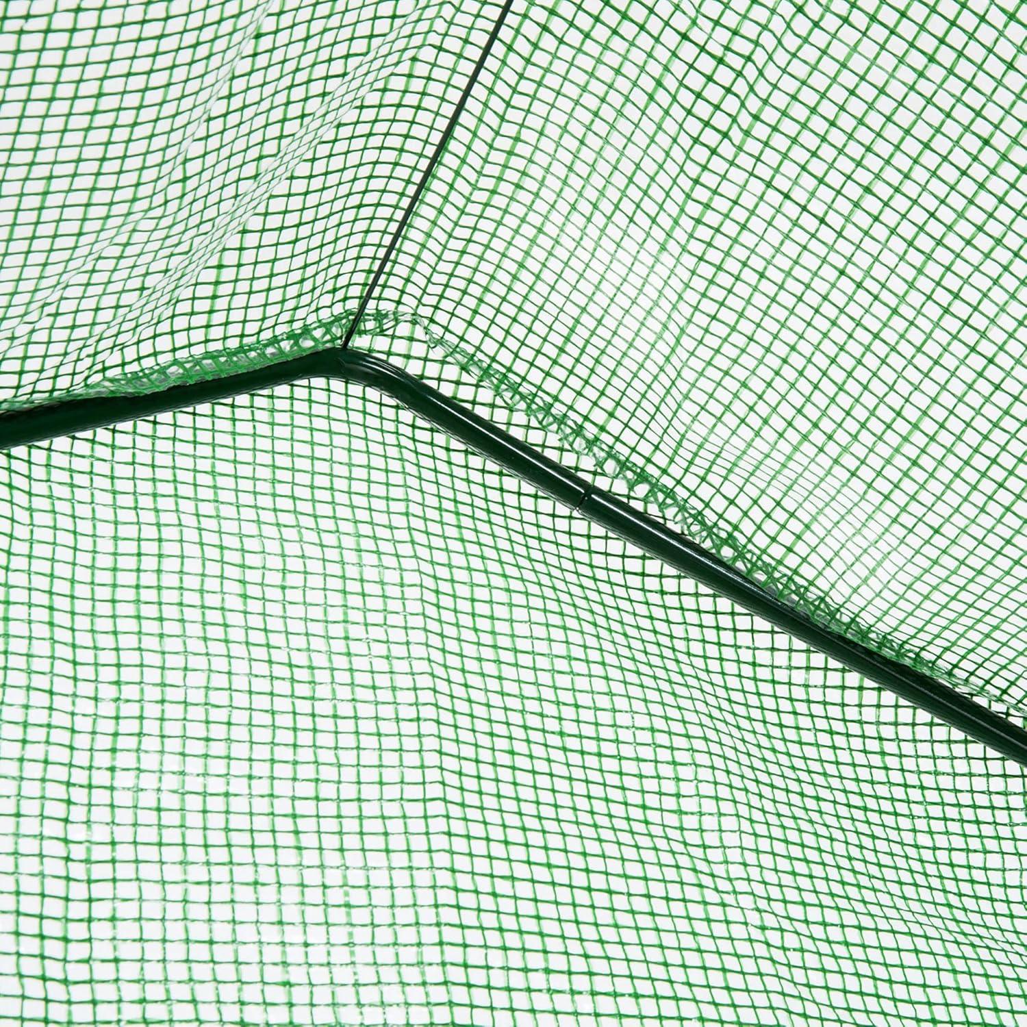 Invernadero portátil Outsunny 1.52x0.76x1.98m con 3 estantes