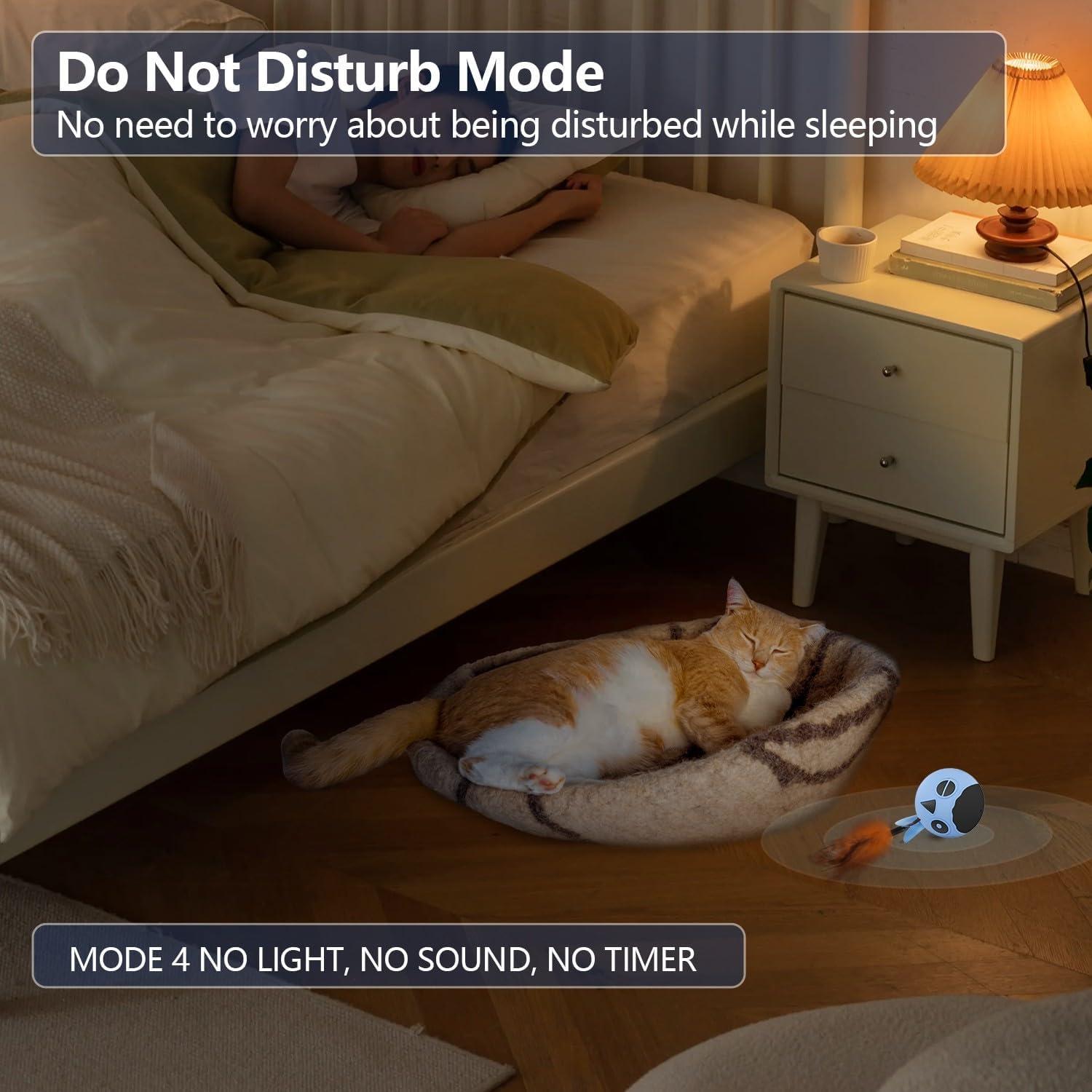 Juguete Interactivo para Gatos ORSDA T96, Bola Automática Azul