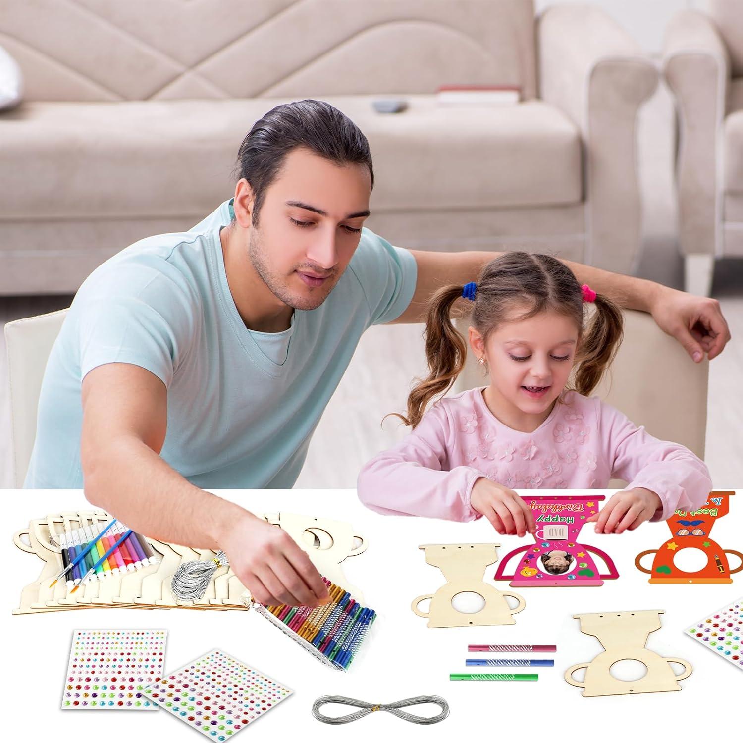 Kit de Manualidades Gisgfim - 16 Campanas de Viento DIY