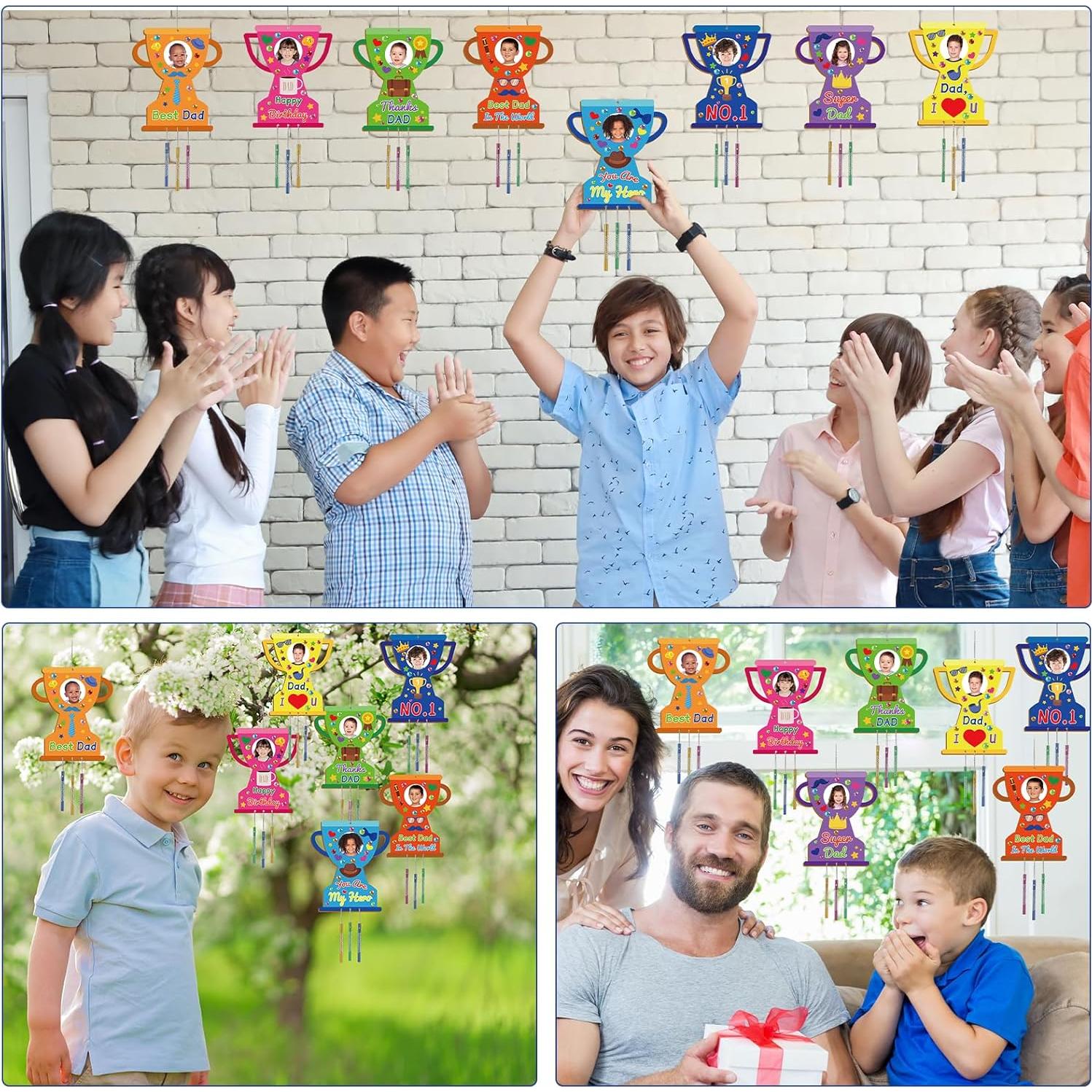 Kit de Manualidades Gisgfim - 16 Campanas de Viento DIY