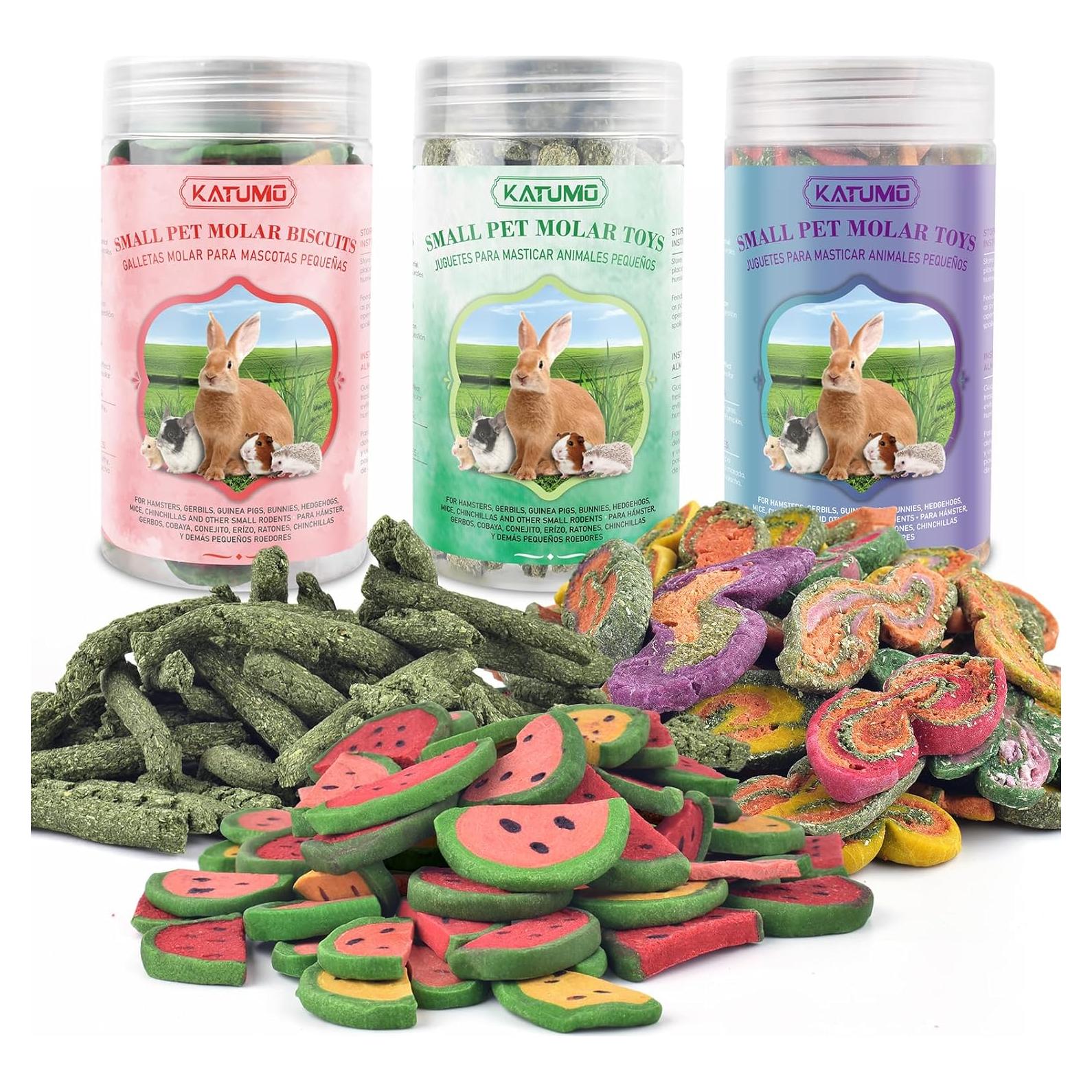 Golosinas Naturales para Conejos KATUMO 430g Heno Timothy