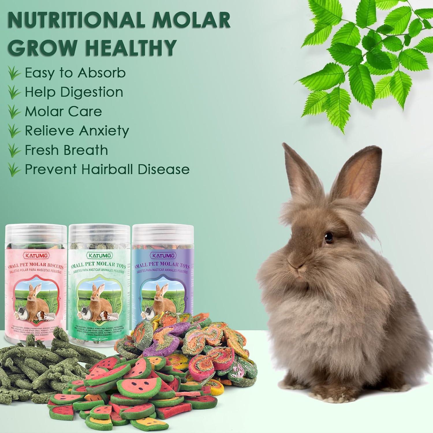 Golosinas Naturales para Conejos KATUMO 430g Heno Timothy