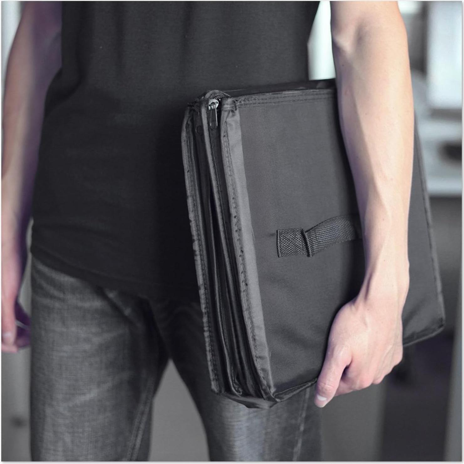 Cesta de Almacenamiento Plegable AUTOARK AK-018 Negro