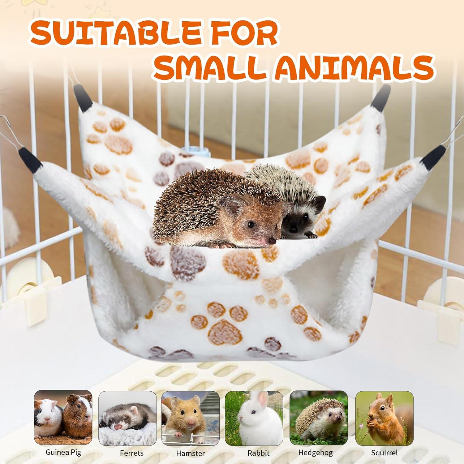 Hamaca Colgante para Cobayas Intulife 28x28cm 3 Pcs