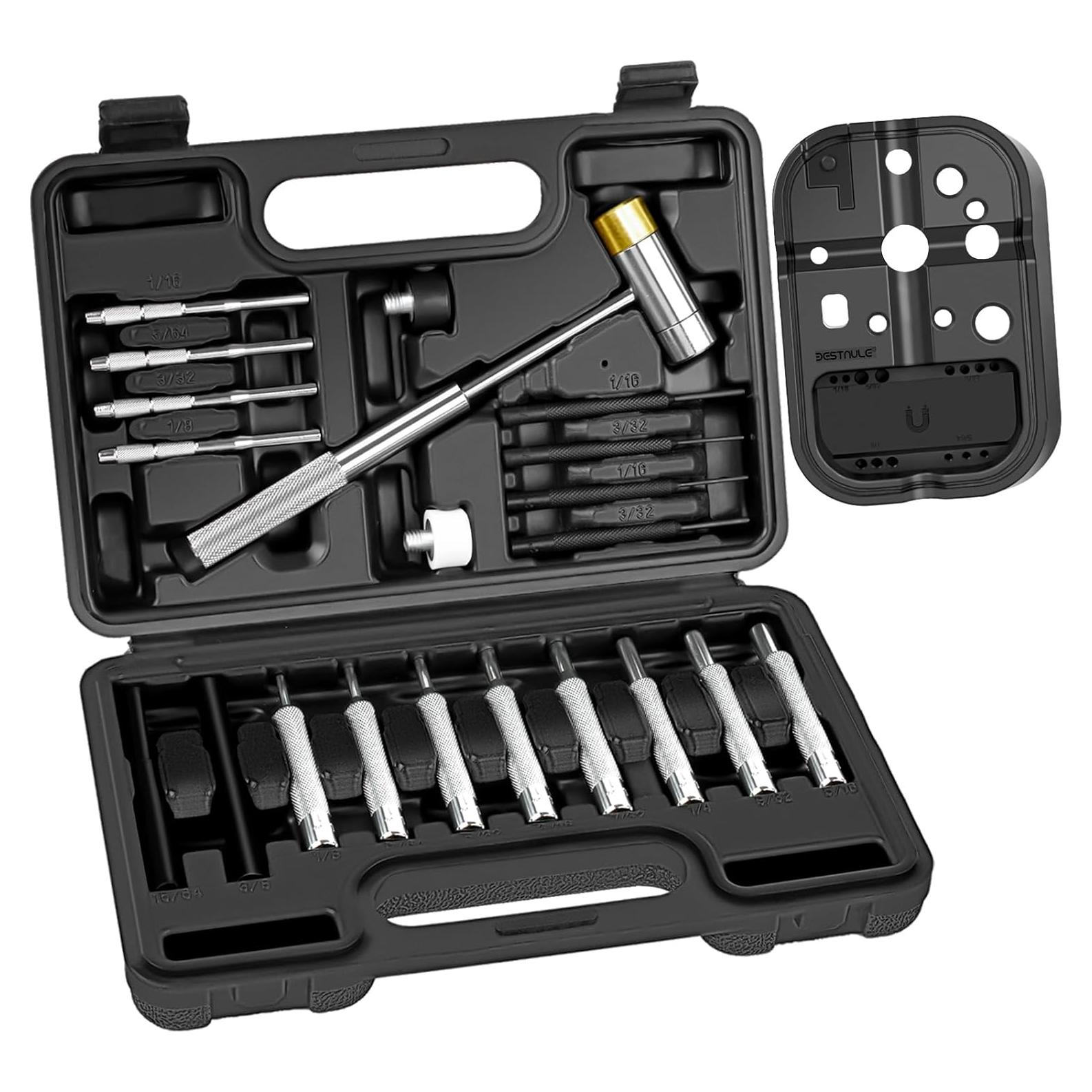 Juego de Punch BESTNULE con Martillo y Bloque de Banco