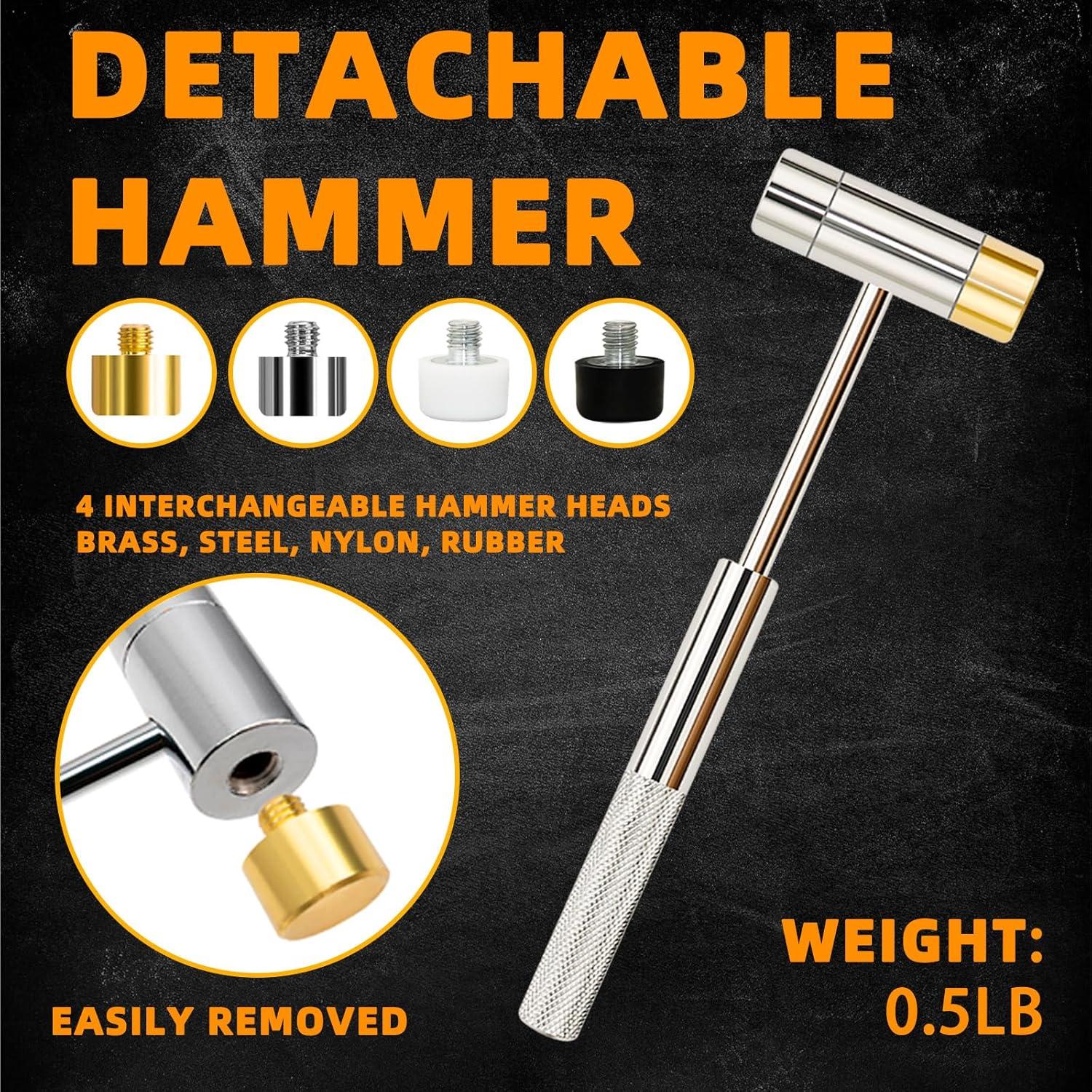 Juego de Punch BESTNULE con Martillo y Bloque de Banco