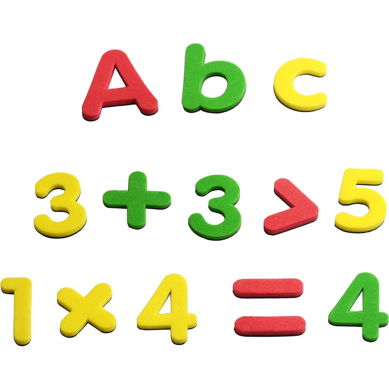 SpriteGru 123 Piezas Letras y Números Magnéticos para Niños