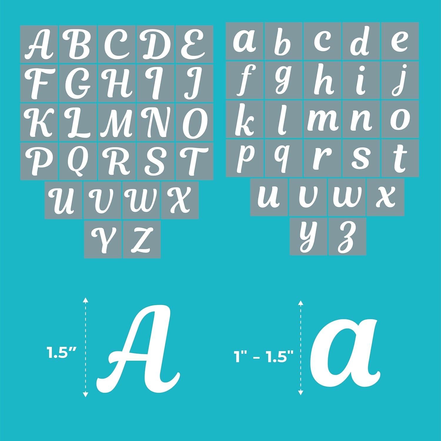 Letras de Transferencia para Planchar Blancas Lagartos Riendo - 208 Piezas