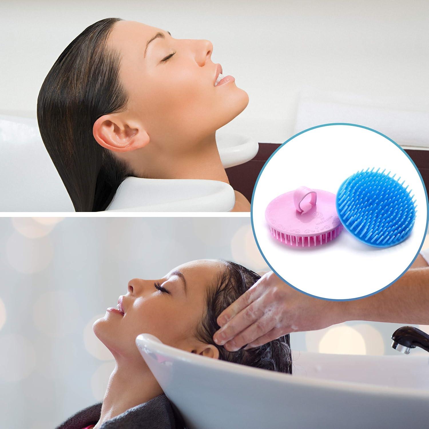 Cepillo Masajeador de Cuero Cabelludo Aroveea - Paquete de 4