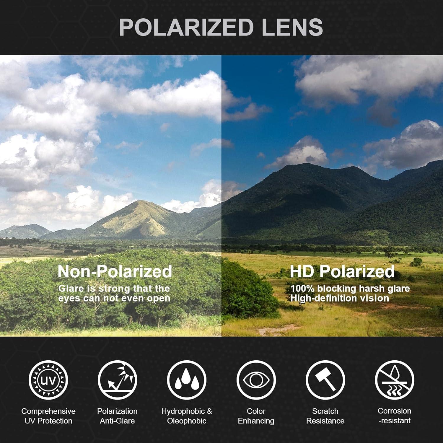 Gafas de Sol Retro Polarizadas STGATN para Hombres - 2 Paquetes