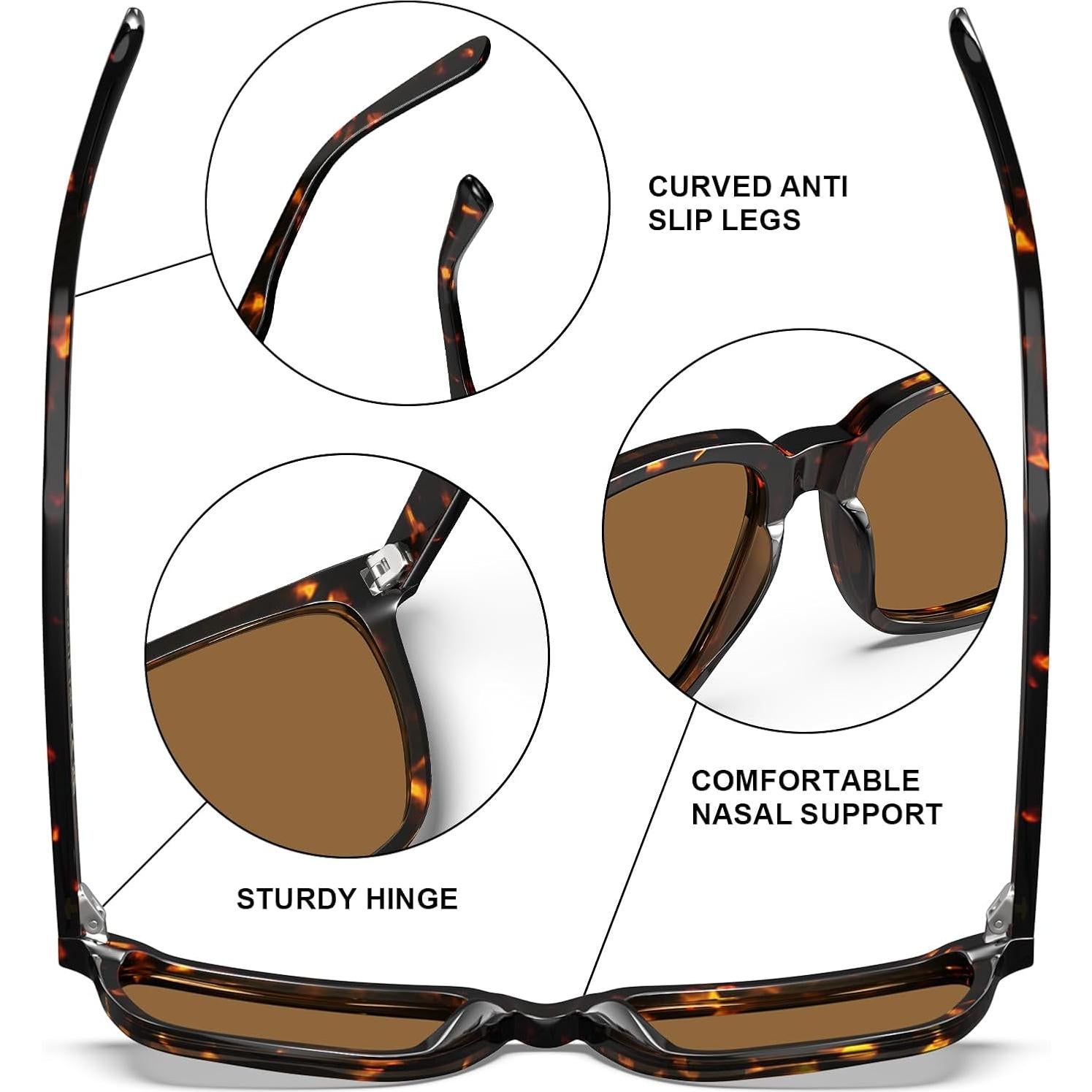 Gafas de Sol Retro Polarizadas STGATN para Hombres - 2 Paquetes