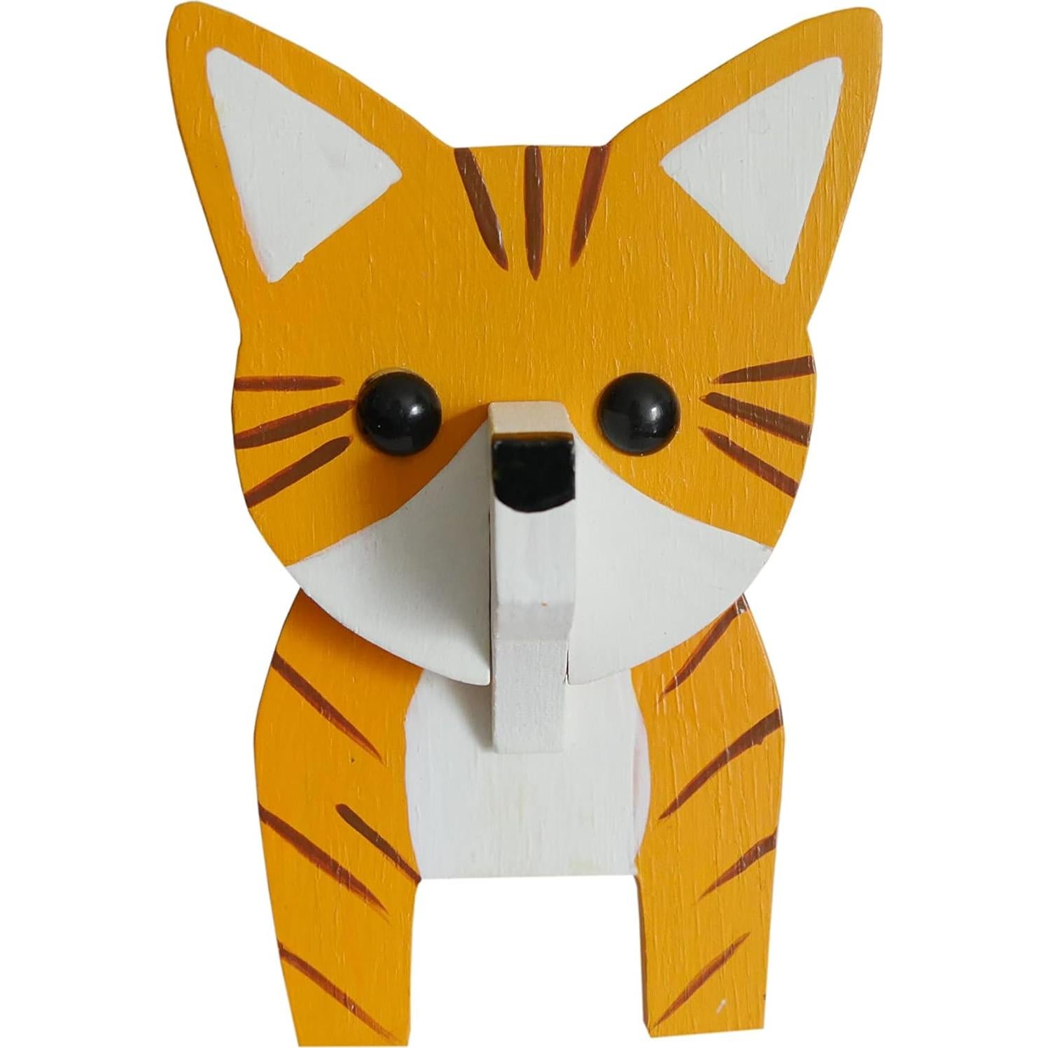 Soporte para Gafas de Madera Gato JLWDM 9.4x9.9x15cm