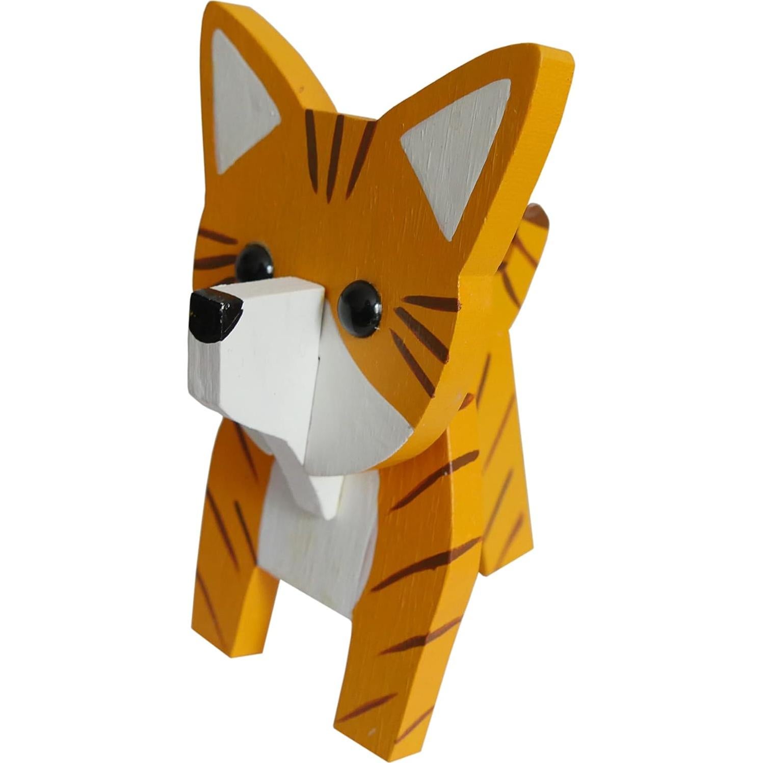 Soporte para Gafas de Madera Gato JLWDM 9.4x9.9x15cm