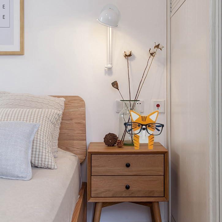 Soporte para Gafas de Madera Gato JLWDM 9.4x9.9x15cm