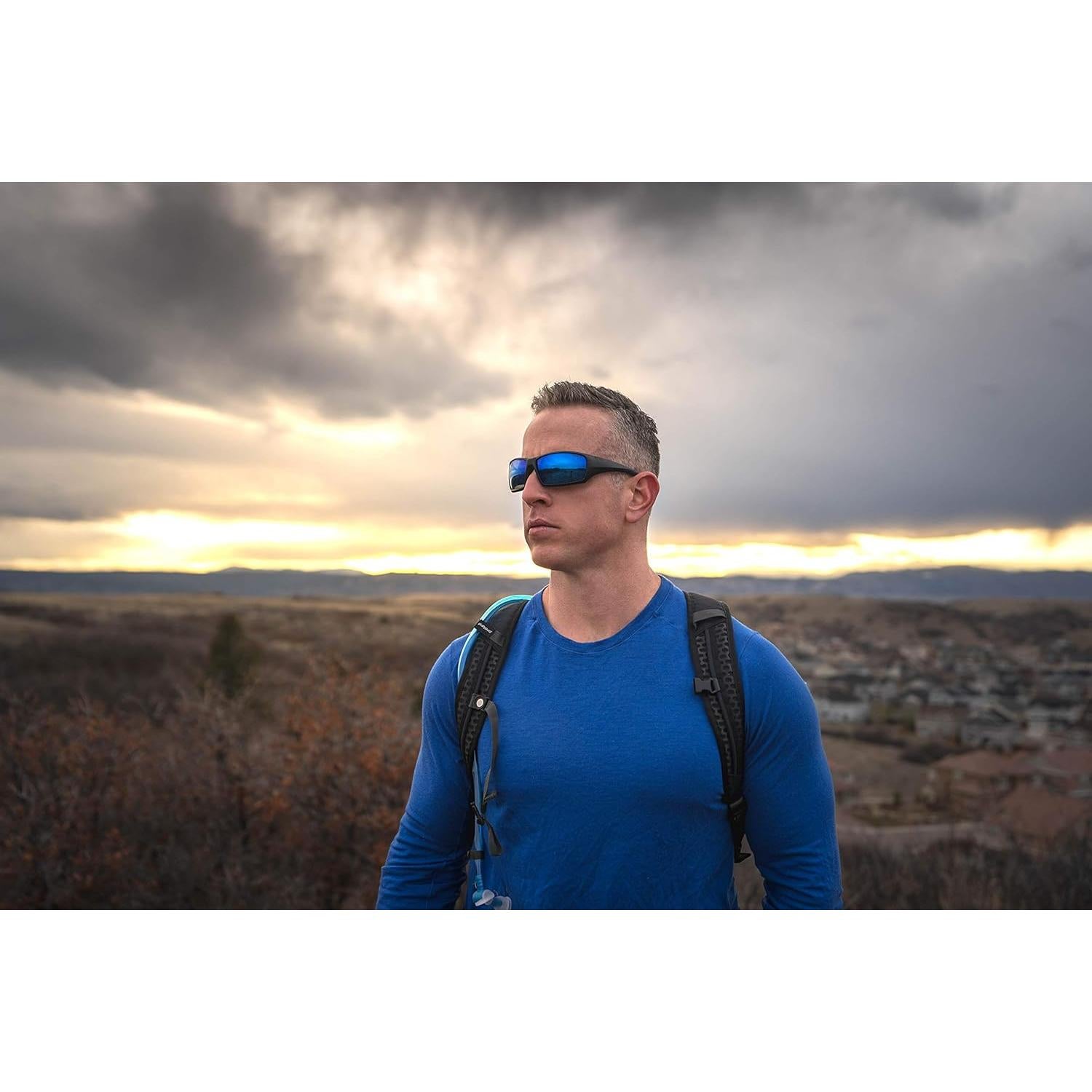 Gafas de sol polarizadas STNGR Ridge para hombres - Irrompibles