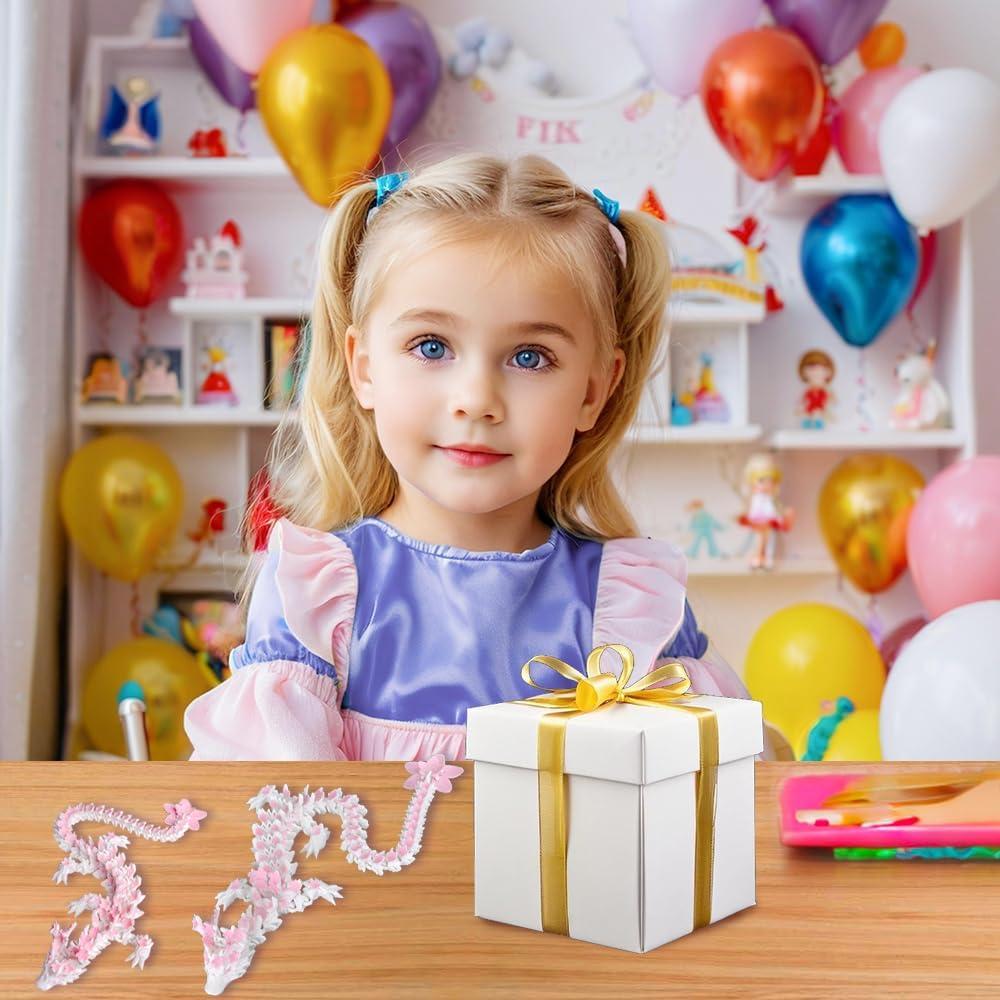 Dragón de Flor de Cerezo Impreso en 3D WUQIREN 30.48cm Articulado