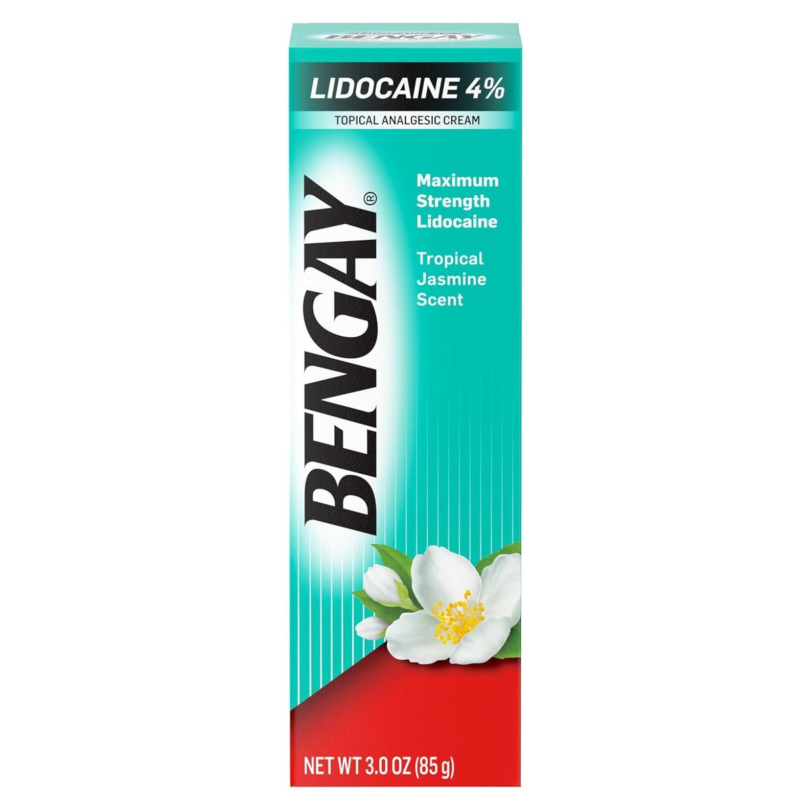 Crema Analgésica Bengay Lidocaína 4% 85 g - Alivio Tópico