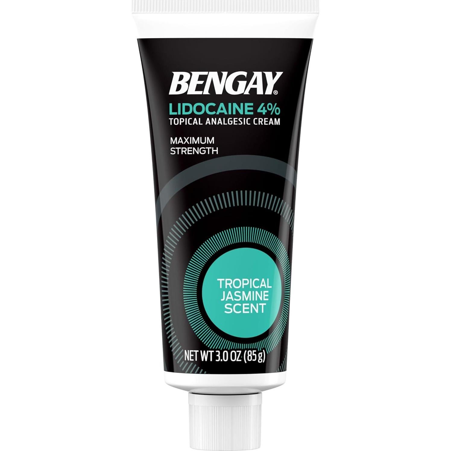 Crema Analgésica Bengay Lidocaína 4% 85 g - Alivio Tópico