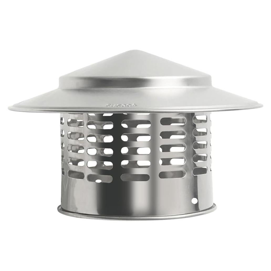 Tapa de Chimenea Redonda SOEKAVIA 110mm Acero Inoxidable