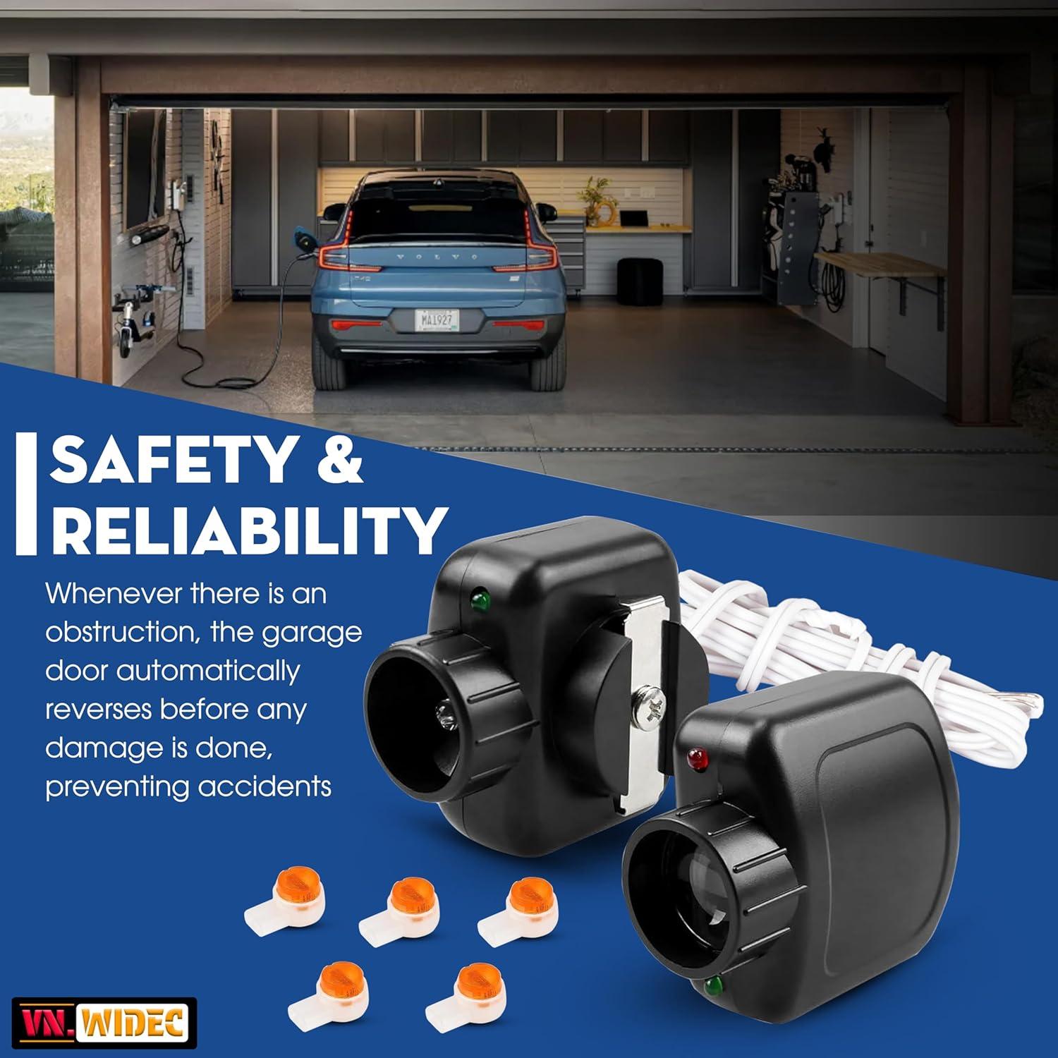 Kit de Sensores de Puerta de Garaje VNWIDEC HAE00002 Compatible