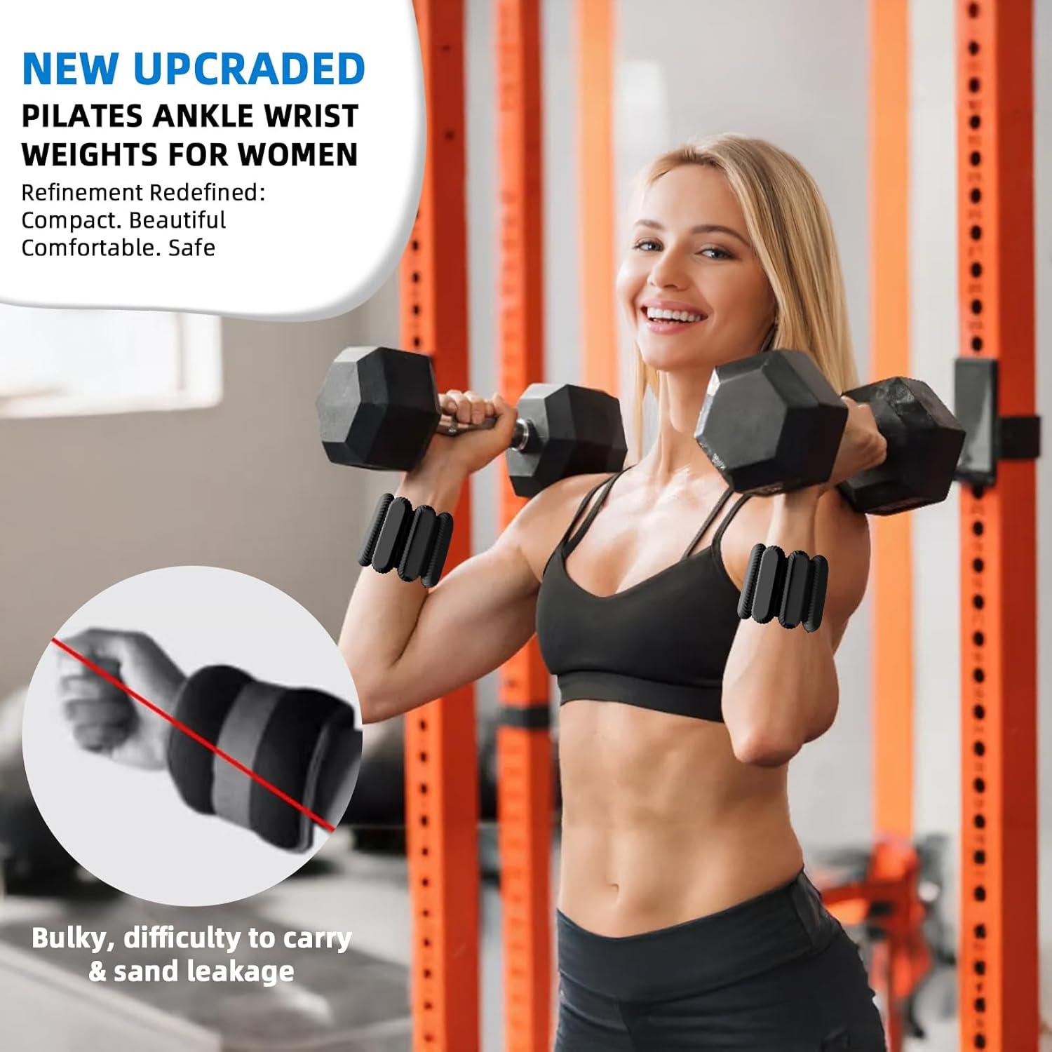 Pesas de Tobillo Ajustables BYCCP 0.45 kg - Set de 2 Piezas