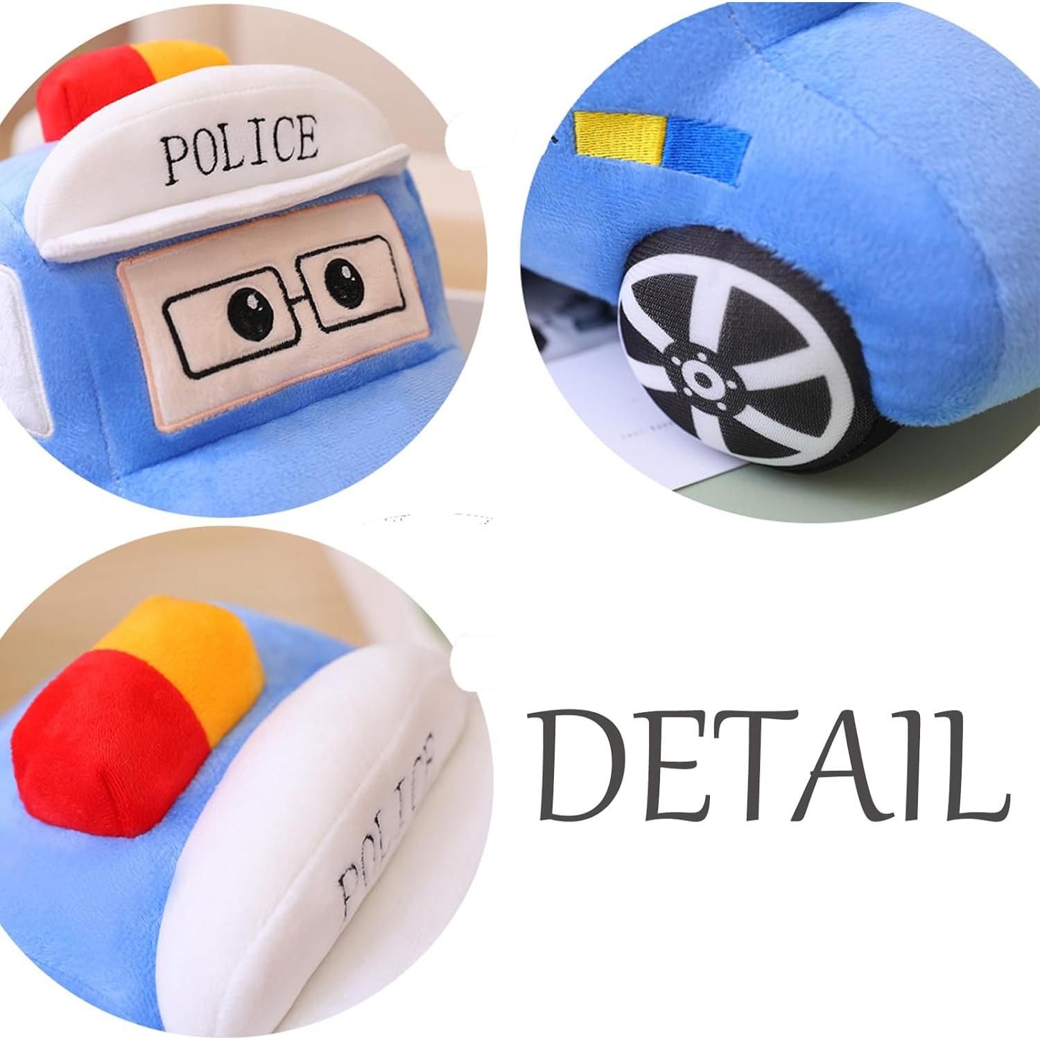 Cojín de Policía 3D COSGOO 30.48 cm Azul