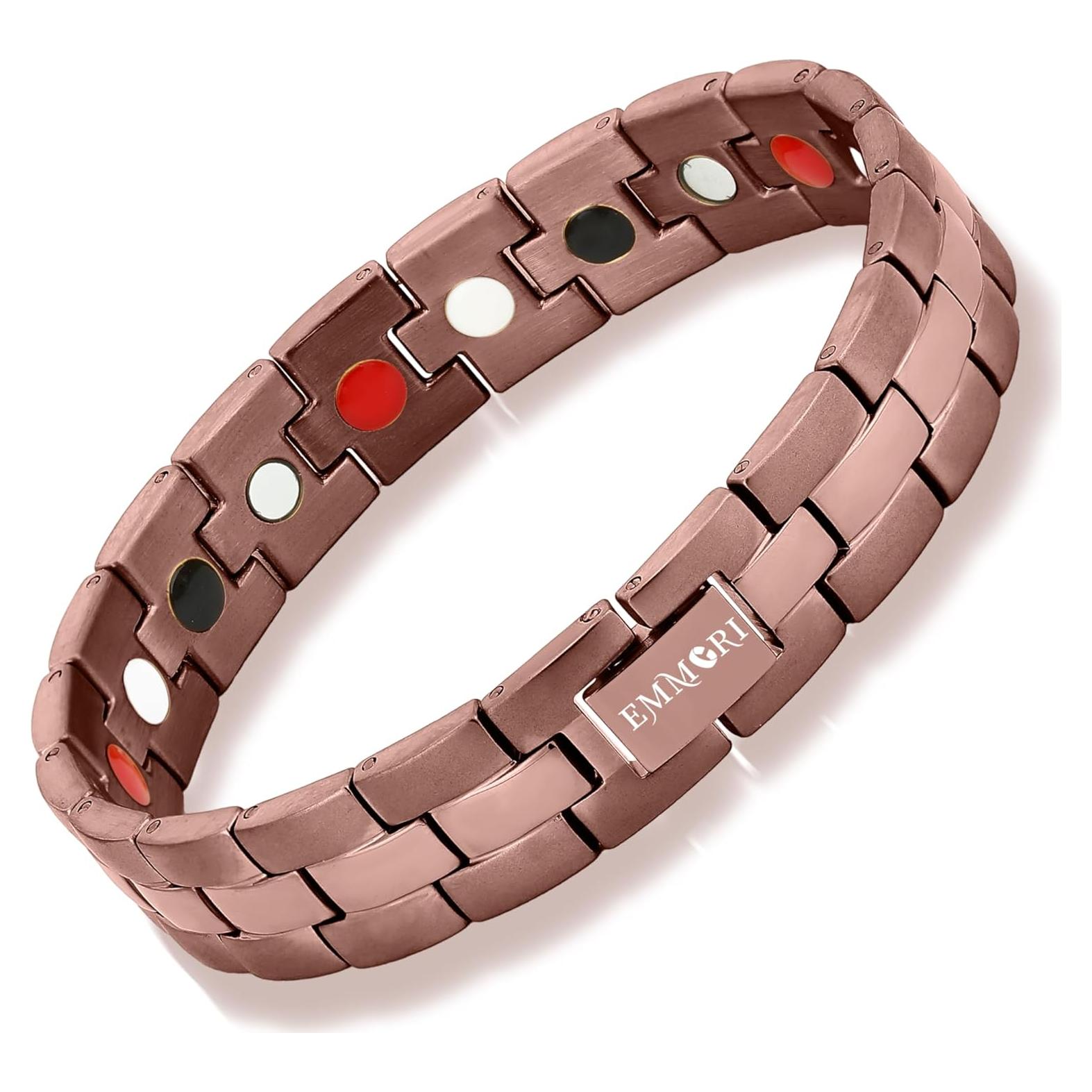 Pulsera Magnética Emmori Ajustable para Hombres y Mujeres