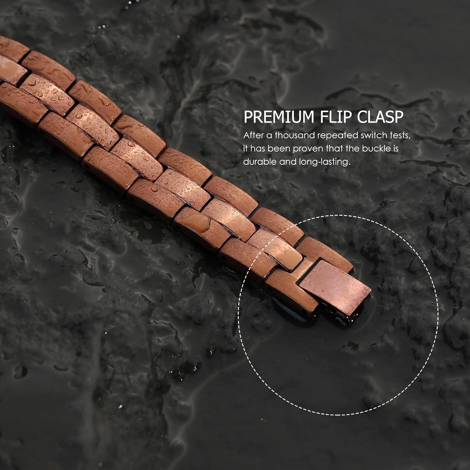 Pulsera Magnética Emmori Ajustable para Hombres y Mujeres