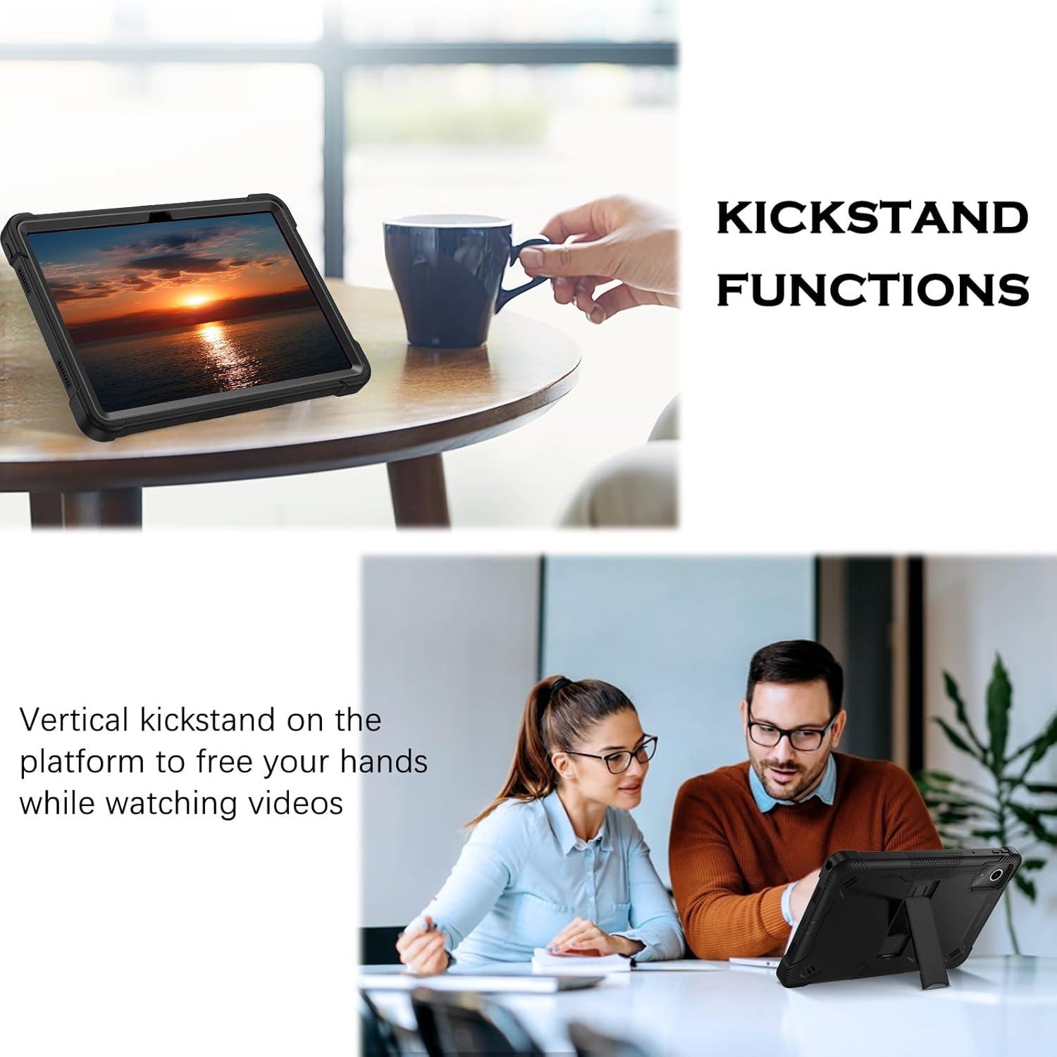 Funda YINLAI para Lenovo Tab M11 11" 2024 con Soporte Negro