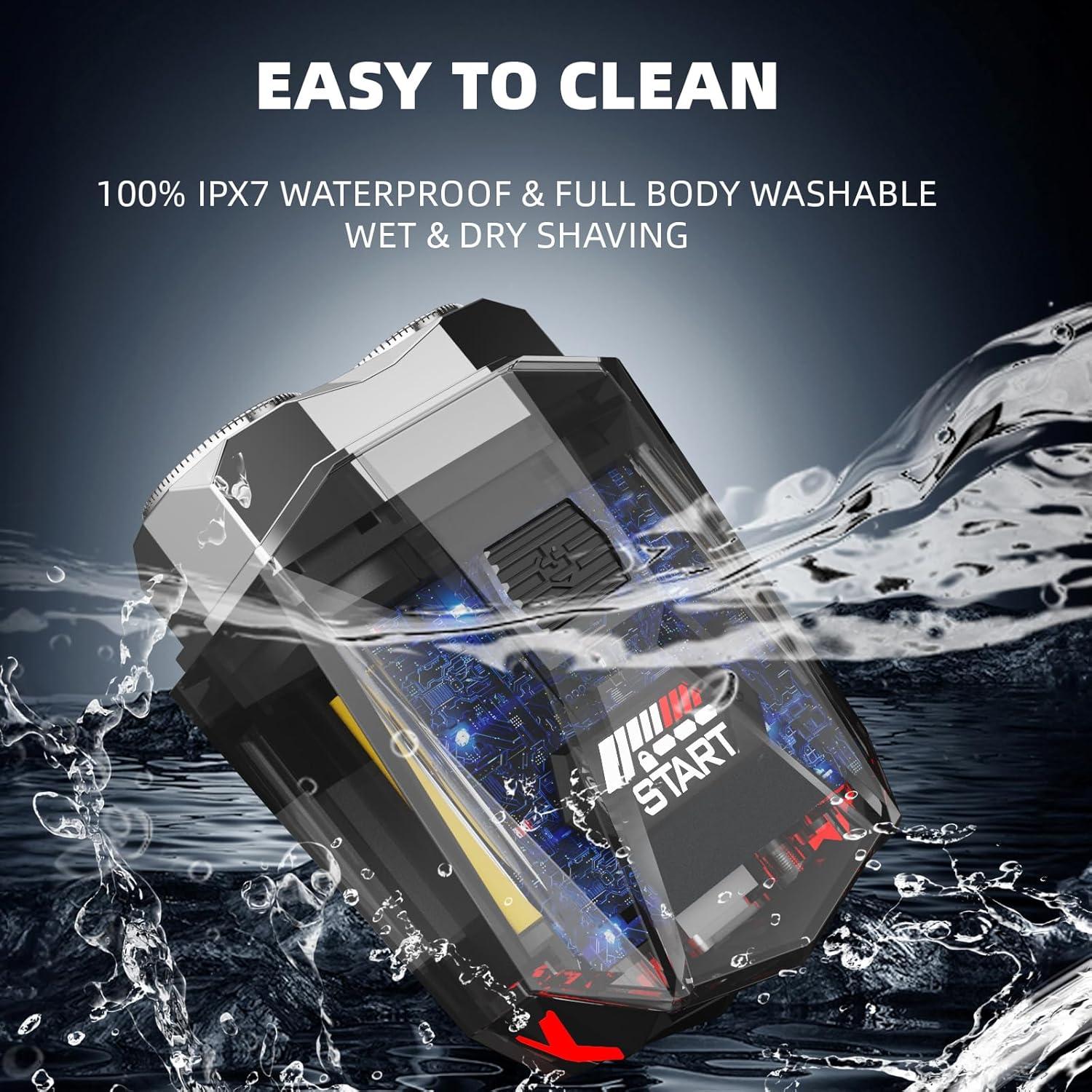 Afeitadora Eléctrica Mini Naisvis NAS001 Impermeable IPX7