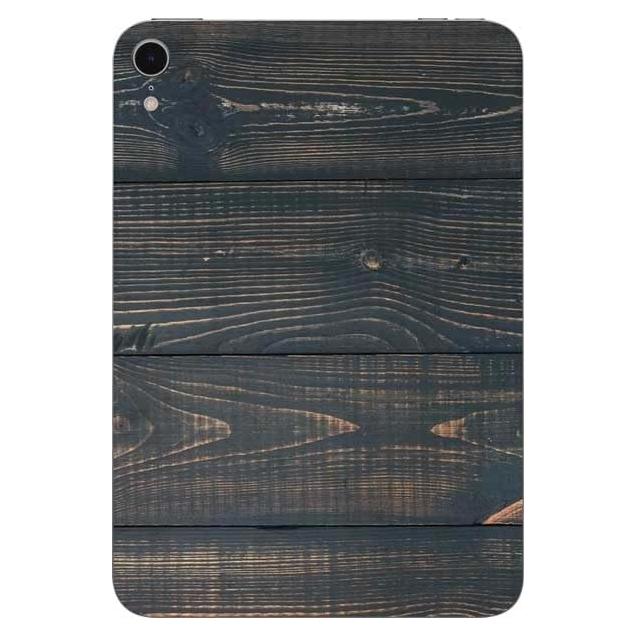 Calcomanía Skinit para iPad Mini 7 (2025) Madera Pintada Negra