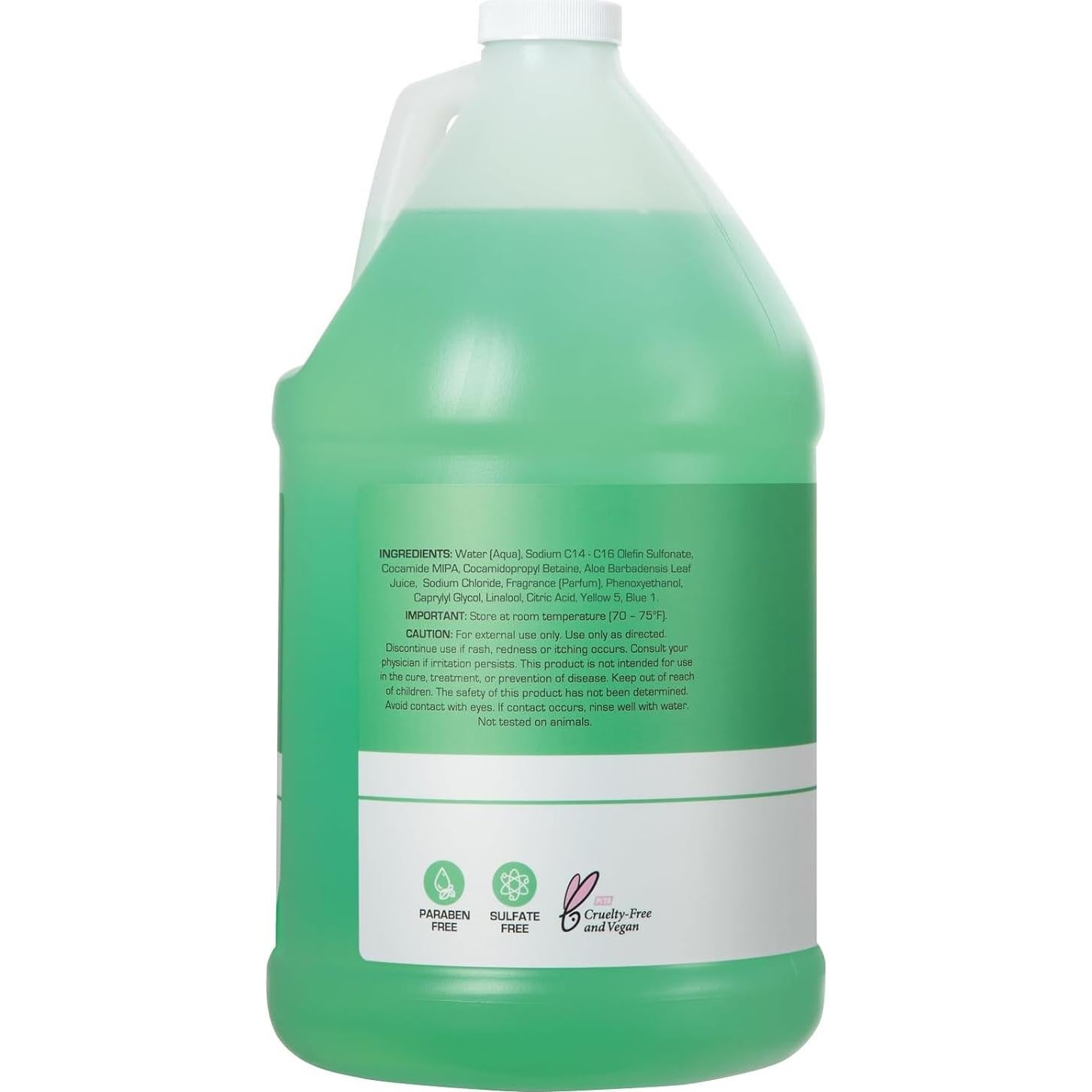 Champú Hidratante Ginger Lily Farms 3.785 L Aloe Vera Vegano