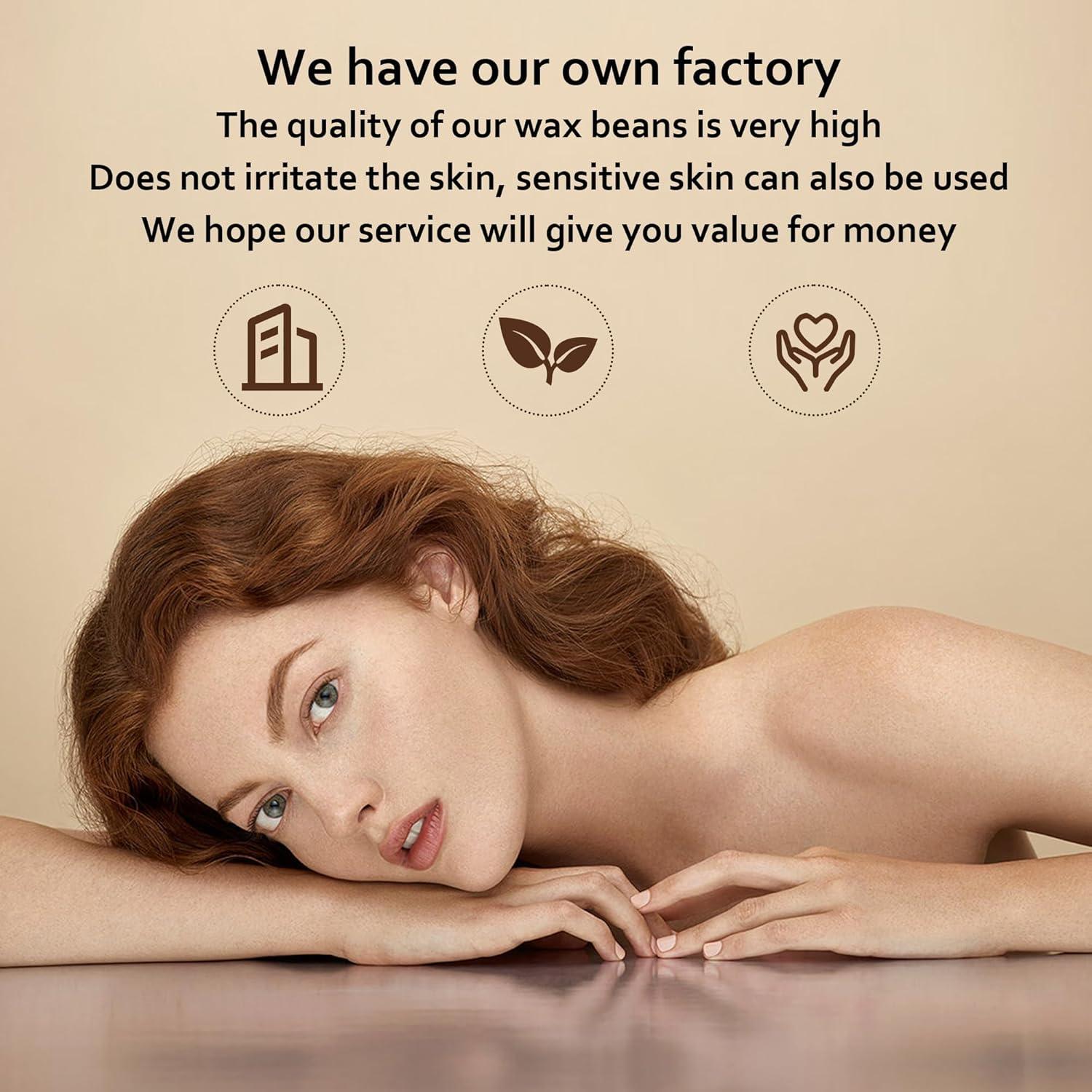 Kit de Depilación con Cera Dura Earaywax - Calentador Digital 16oz