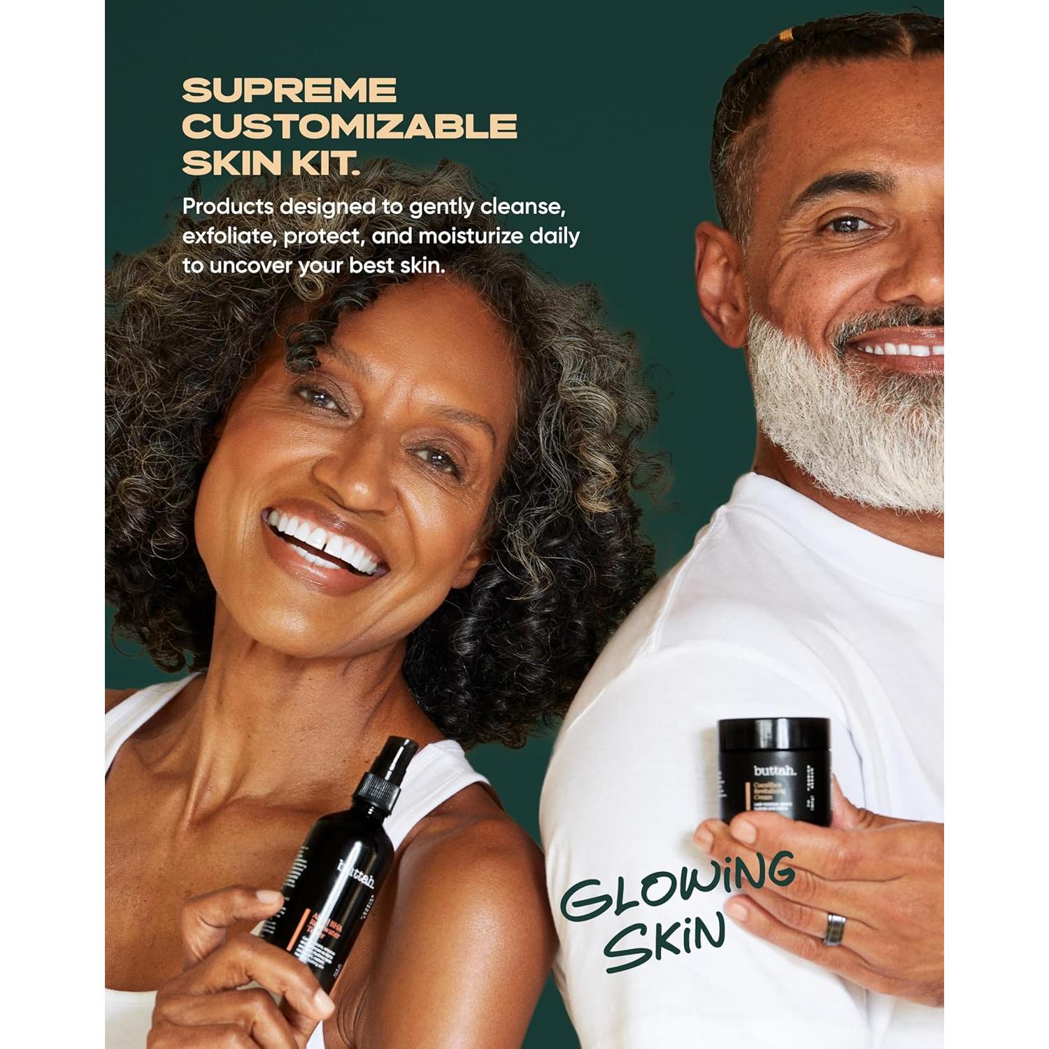 Kit de Cuidado de la Piel Buttah Skin - 5 Productos para Piel Melanina