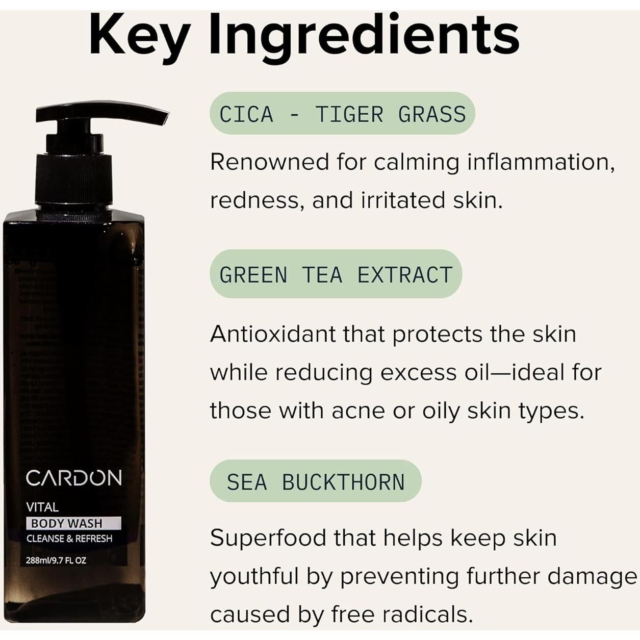 Jabón Corporal Antiacné Cardon 1pc - Cuidado Piel Té Verde