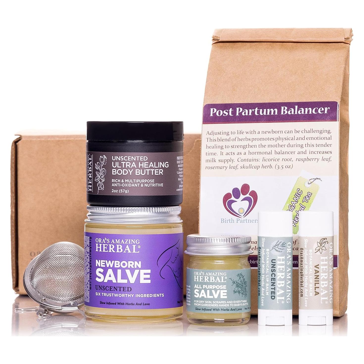 Set de Cuidado Postparto Natural Ora - Regalo para Nueva Mamá