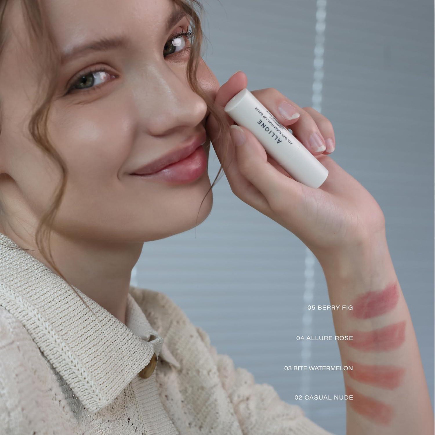 Bálsamo Labial Hidratante Allione 01 Puro 9g - Brillo Natural