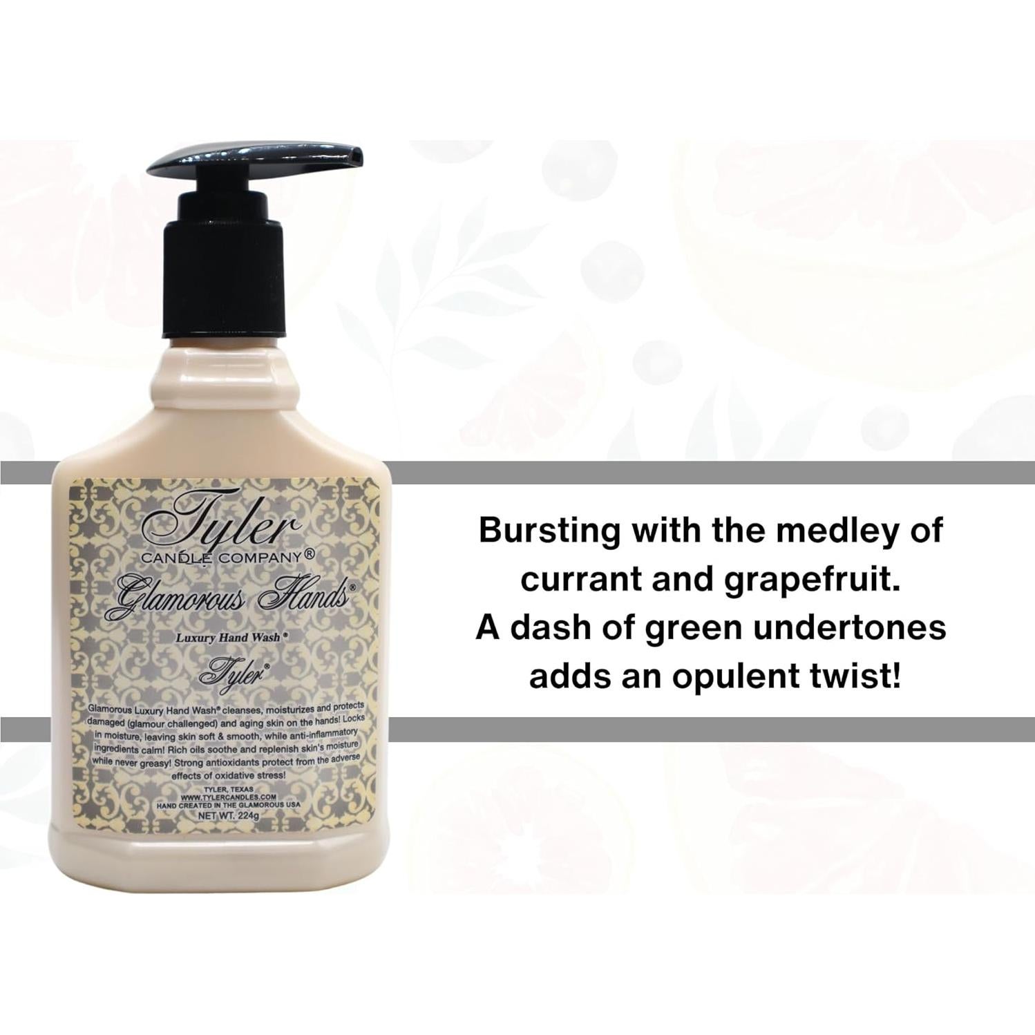 Jabón de Manos Glamuroso Tyler - 226.8 g Hidratante Aromatizado