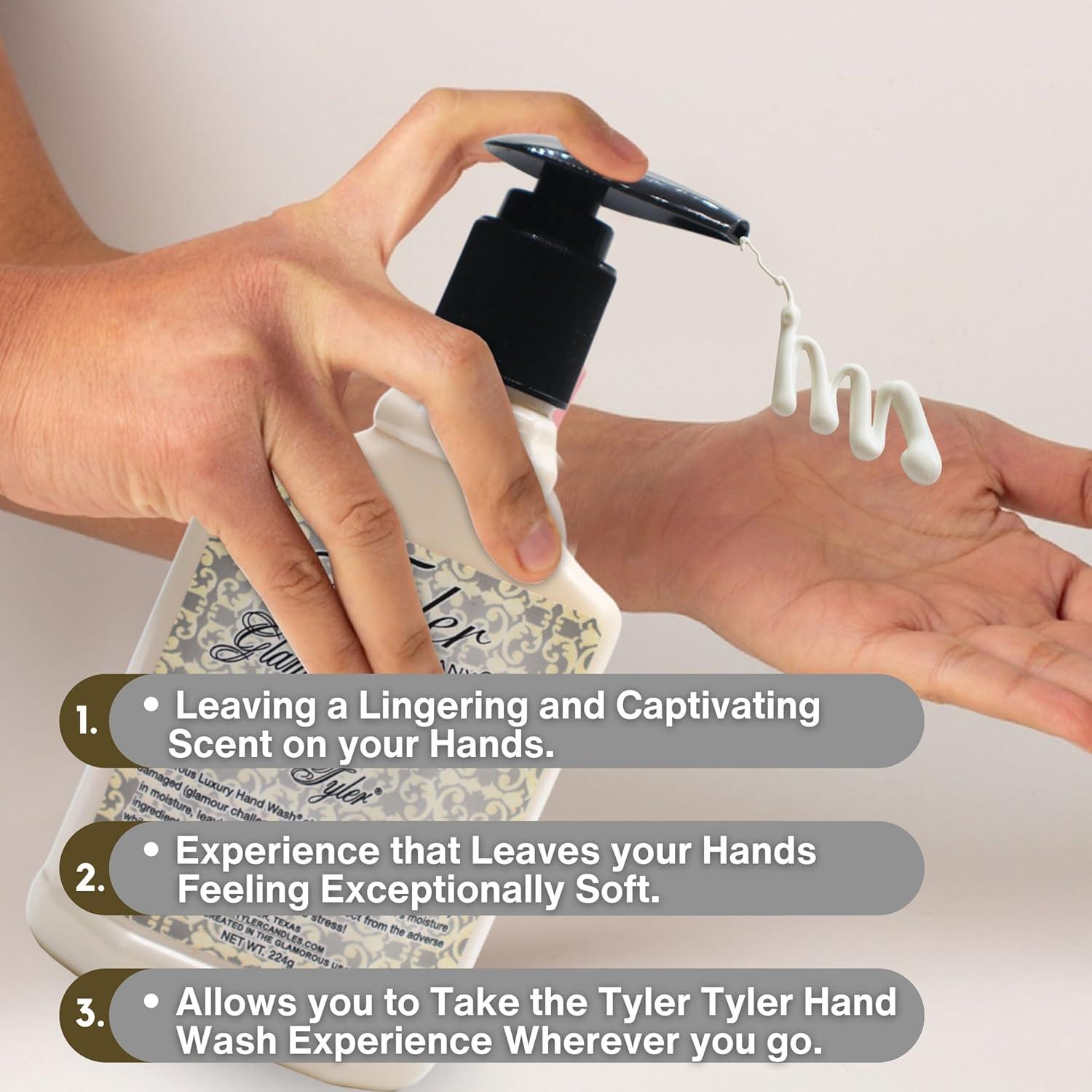 Jabón de Manos Glamuroso Tyler - 226.8 g Hidratante Aromatizado