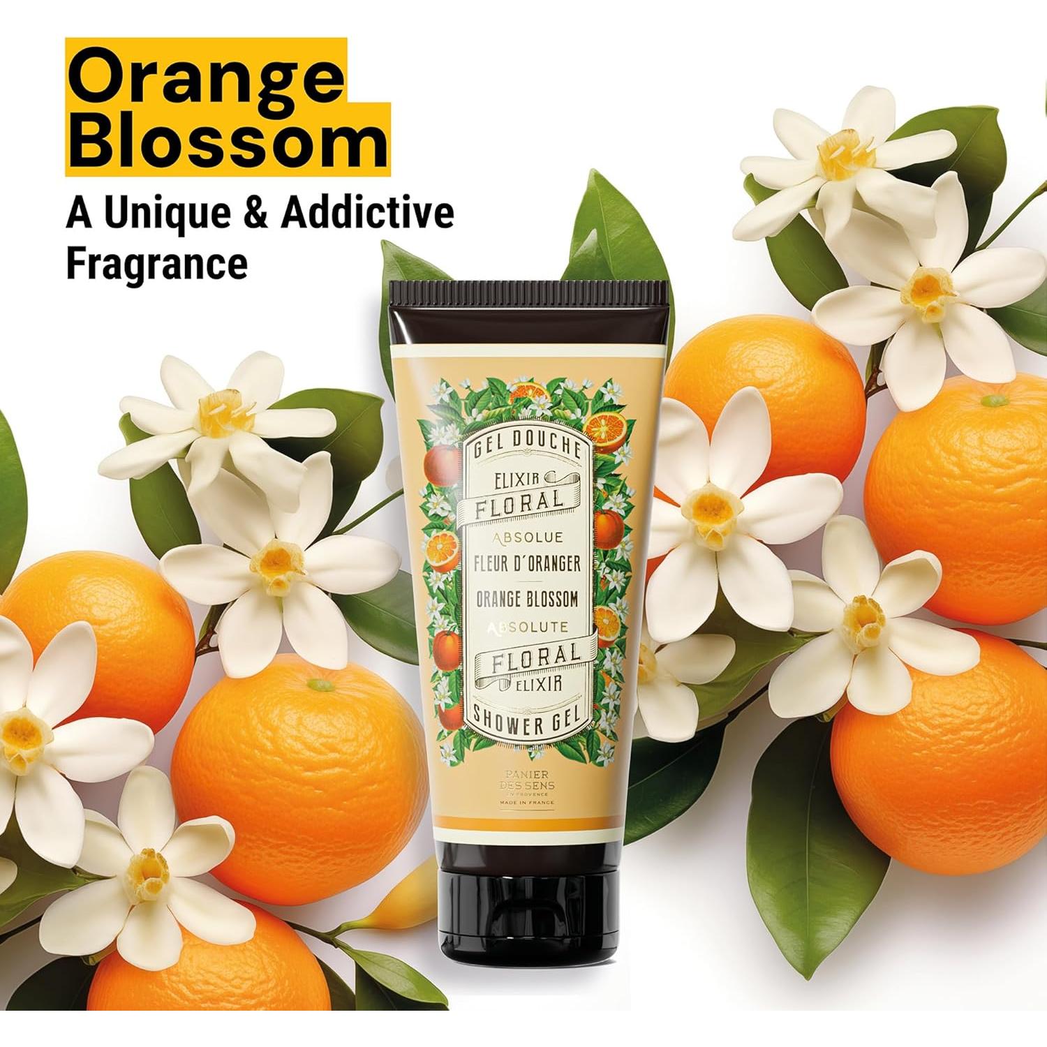 Gel de Ducha Hidratante Panier des Sens 200 ml - Flor de Naranjo