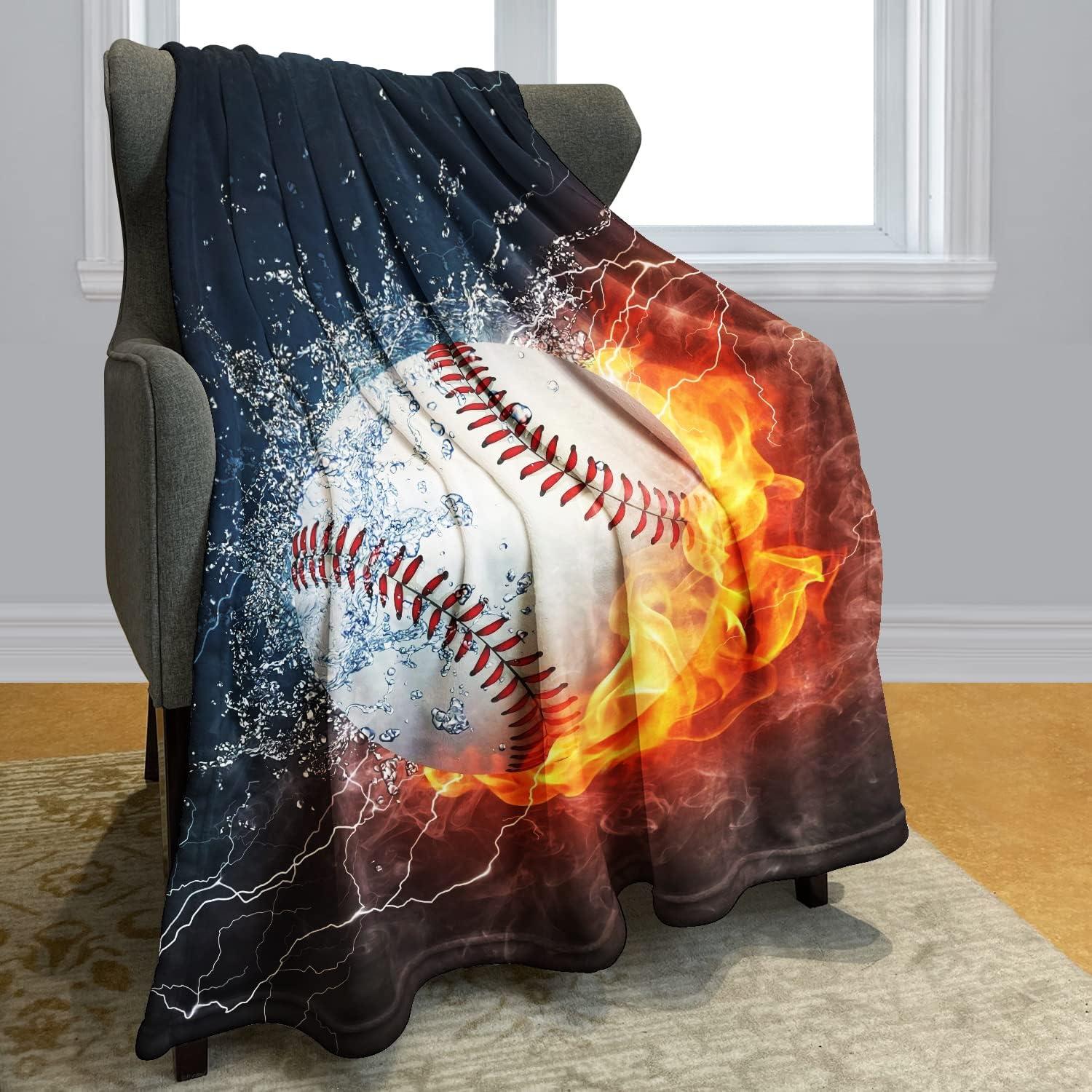 Manta de béisbol YISUMEI 127x152 cm microfibra ligera