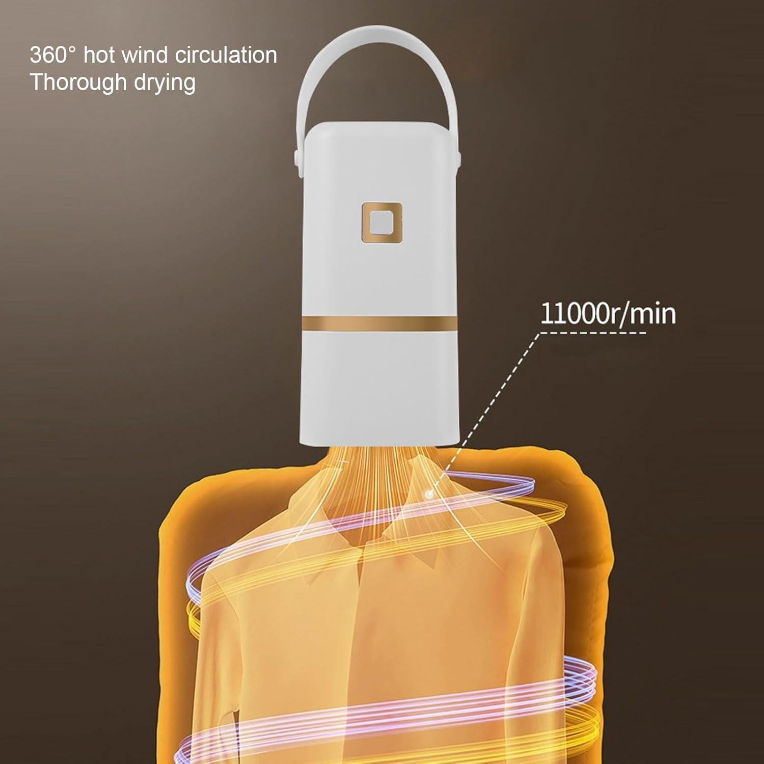 Secadora de Ropa Portátil ZJchao Miniatura 0.5kg para Viajes