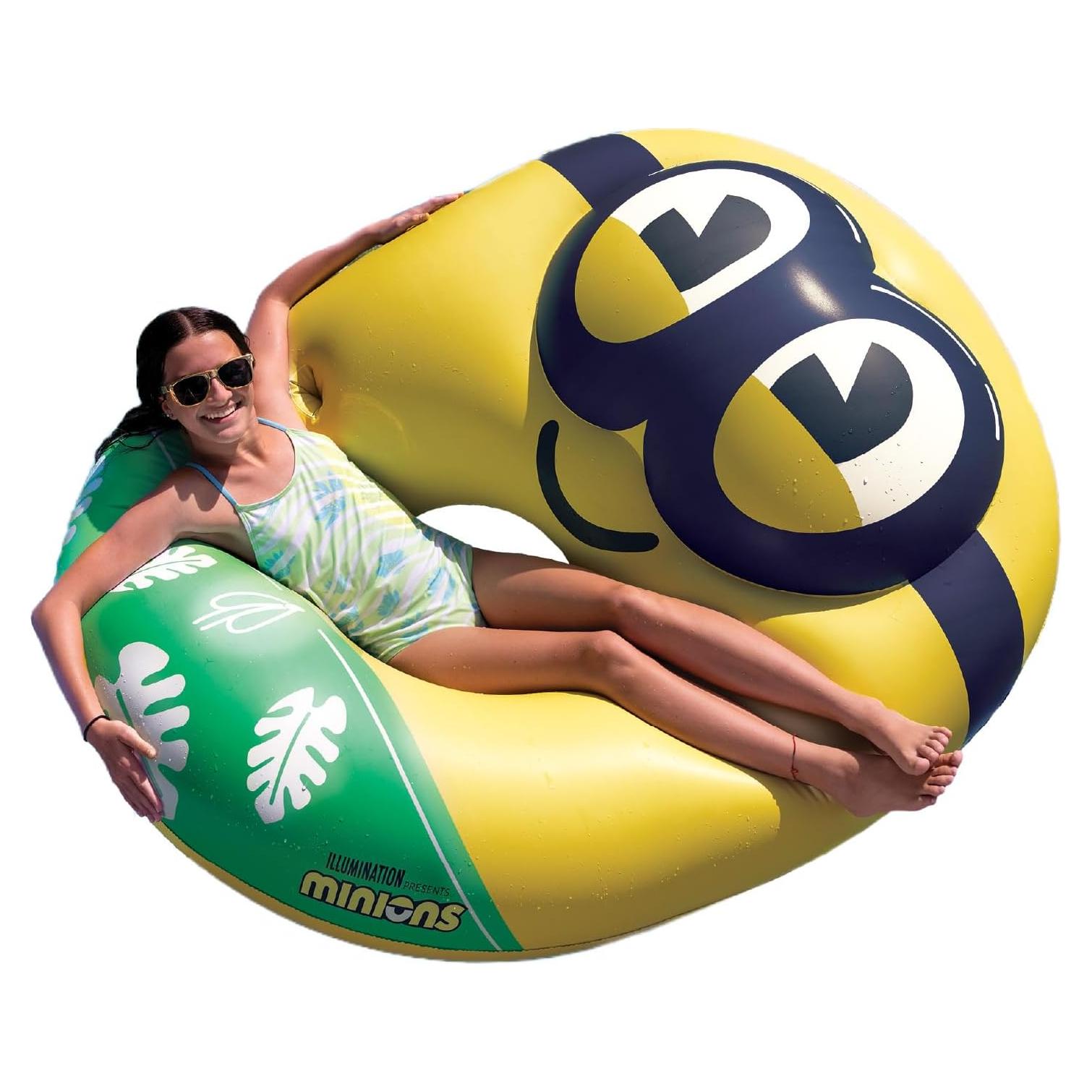 Flotador Inflable Gigante Minions BigMouth 132x104cm PVC