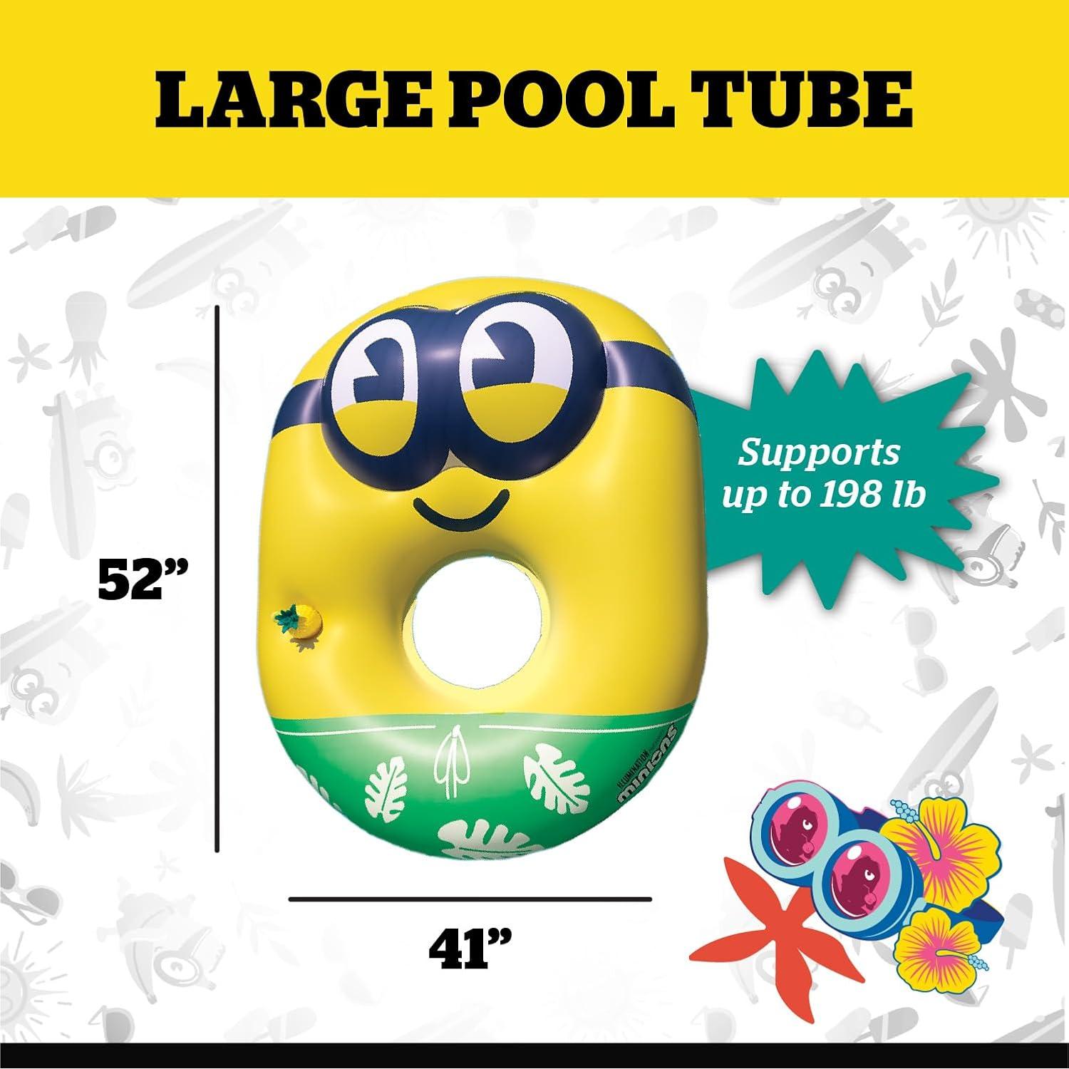 Flotador Inflable Gigante Minions BigMouth 132x104cm PVC