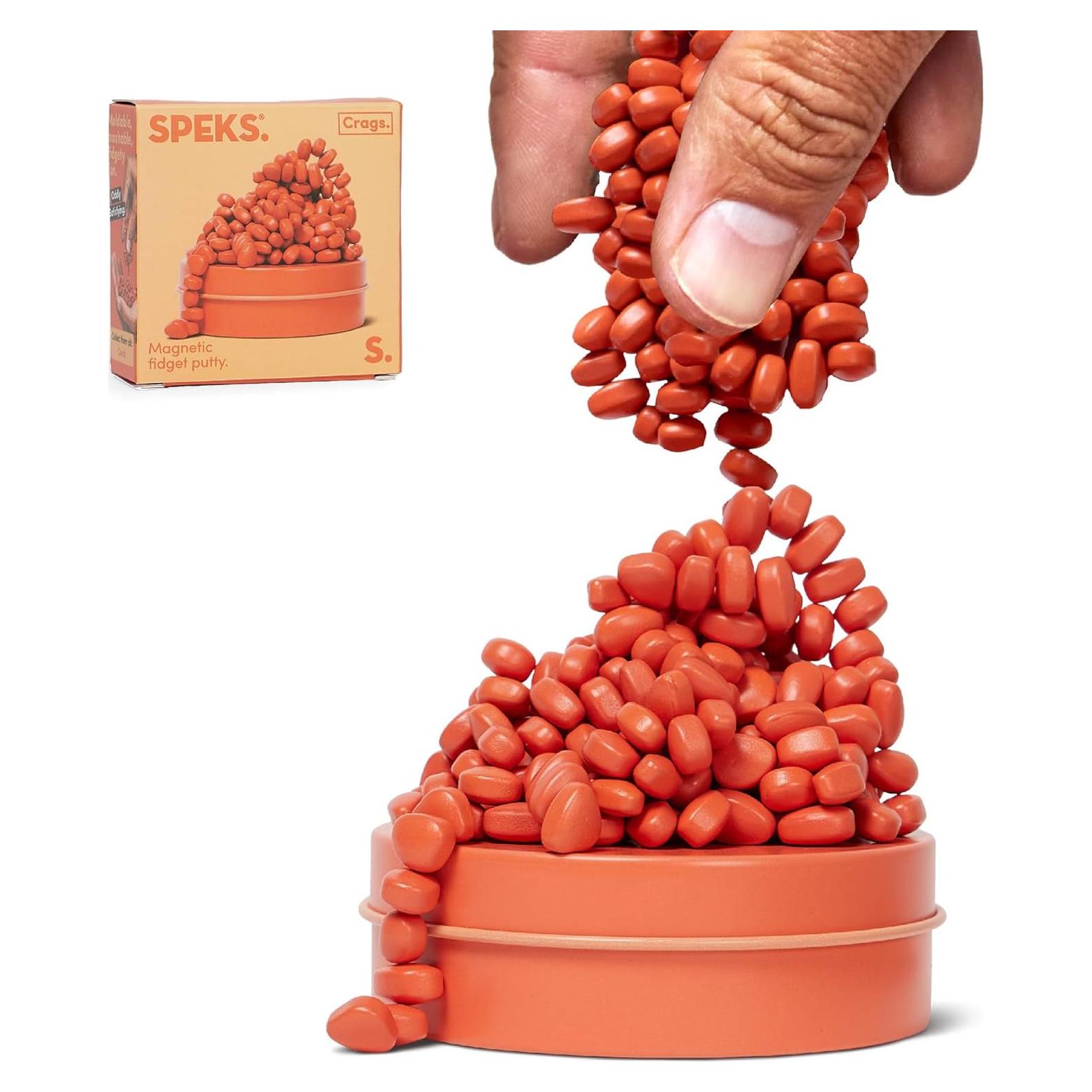 Juguete Antiestrés Speks Crags Putty 500+ Piedras Coral