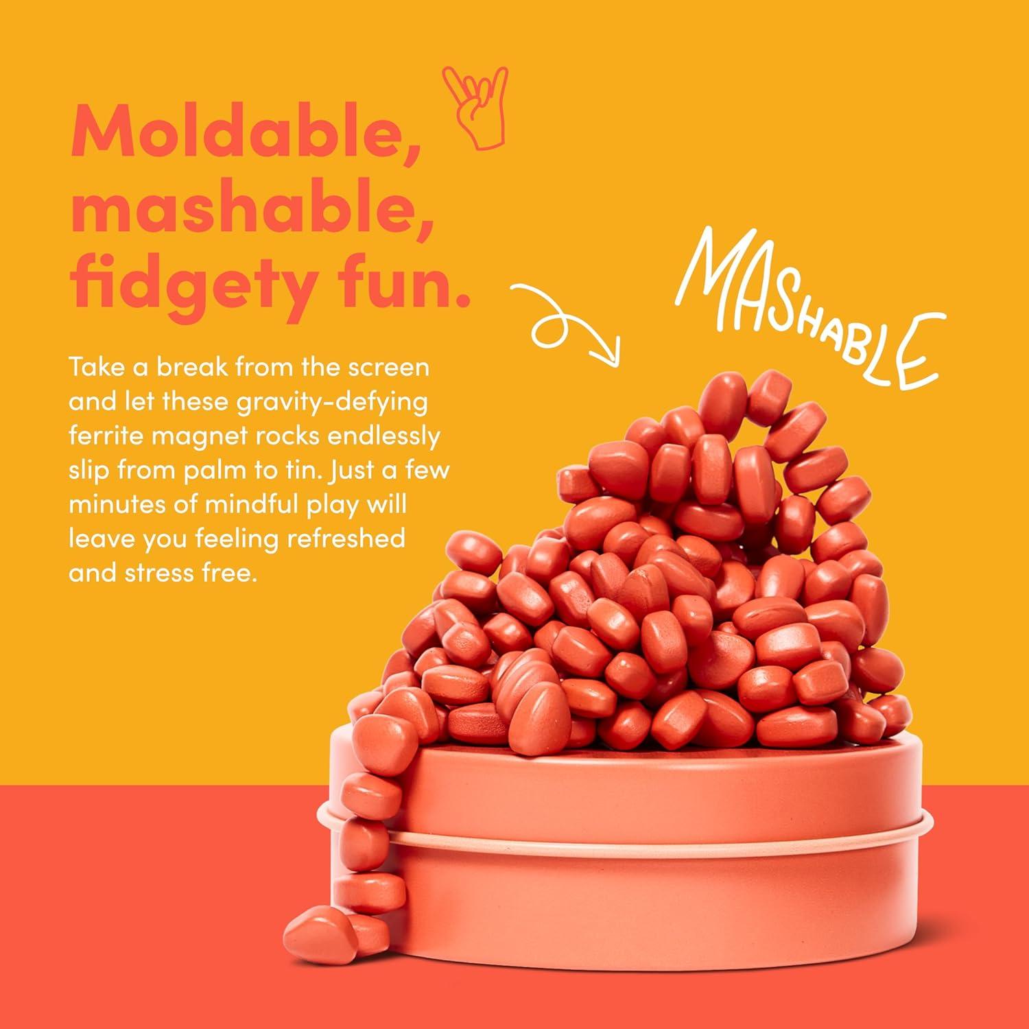 Juguete Antiestrés Speks Crags Putty 500+ Piedras Coral