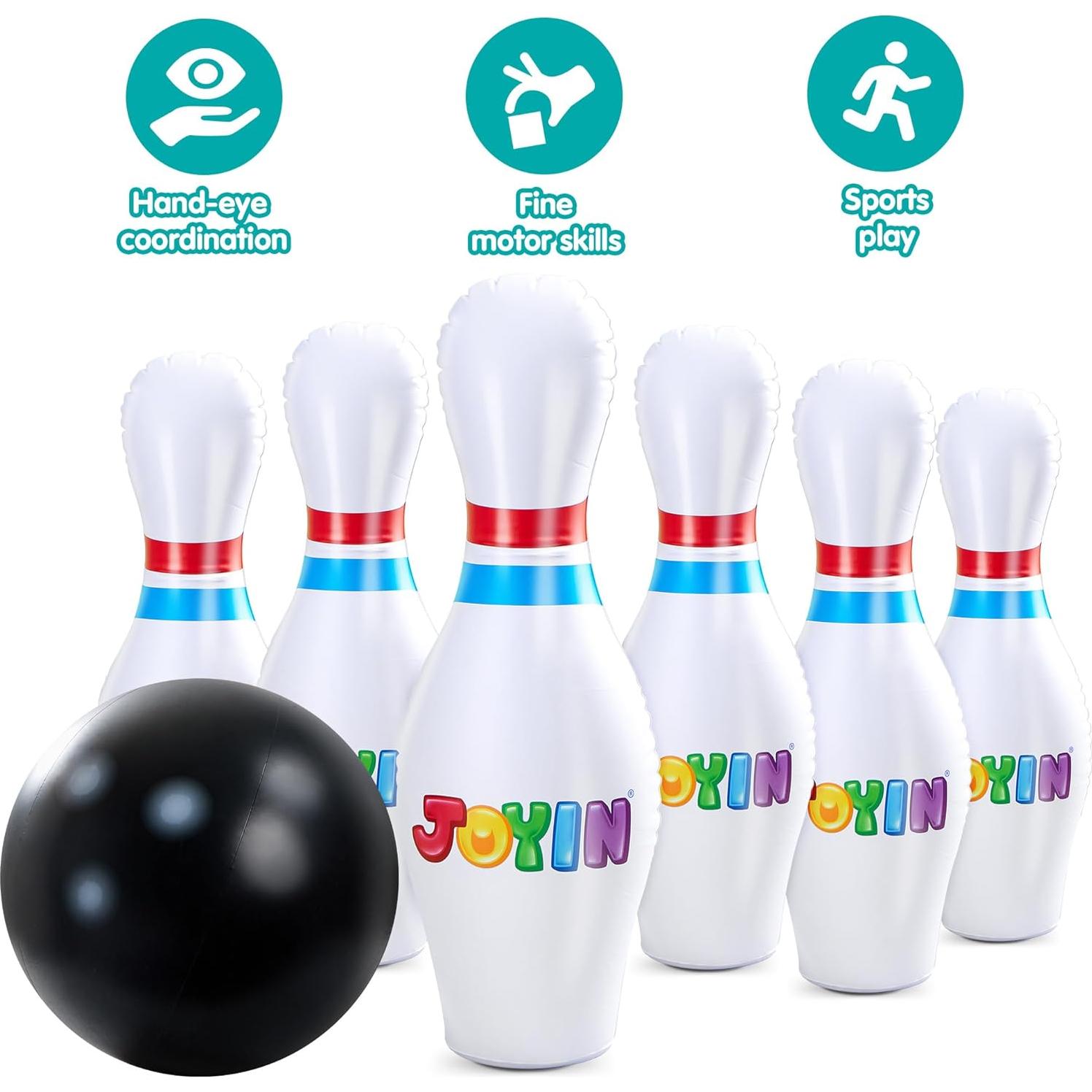 Conjunto de Bolos Inflables Gigantes JOYIN 68.58 cm Multicolor
