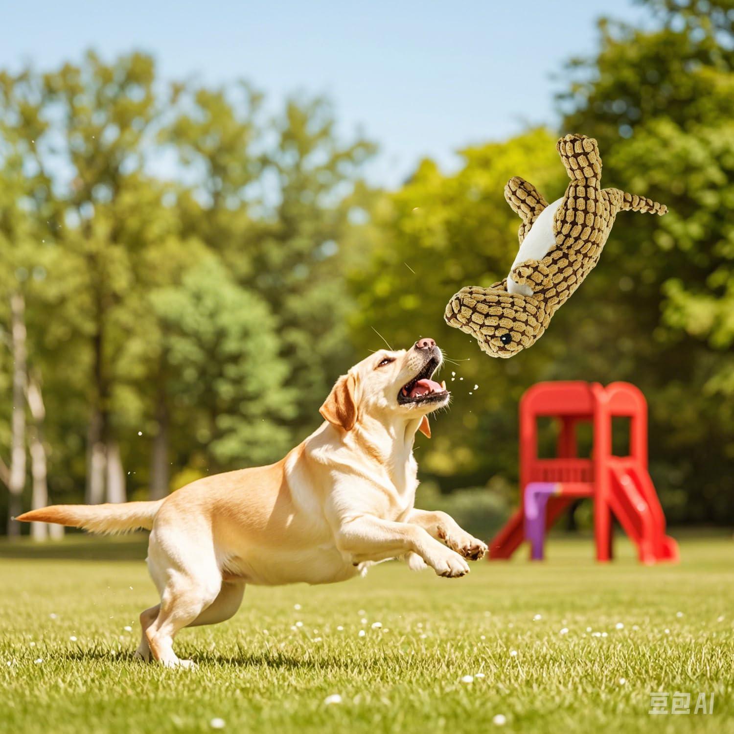 Juguete Squeaky para Perros Bzonsmart Dinosaurio 22.86cm