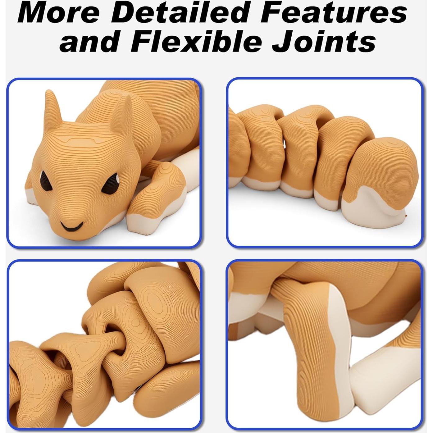 Figurita Ardilla Articulada Yipintang 15.24 cm Antiestrés