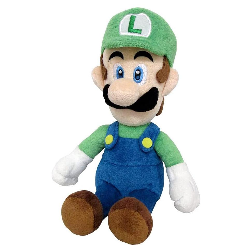 Peluche Luigi 25.4 cm Little Buddy Super Mario Multicolor